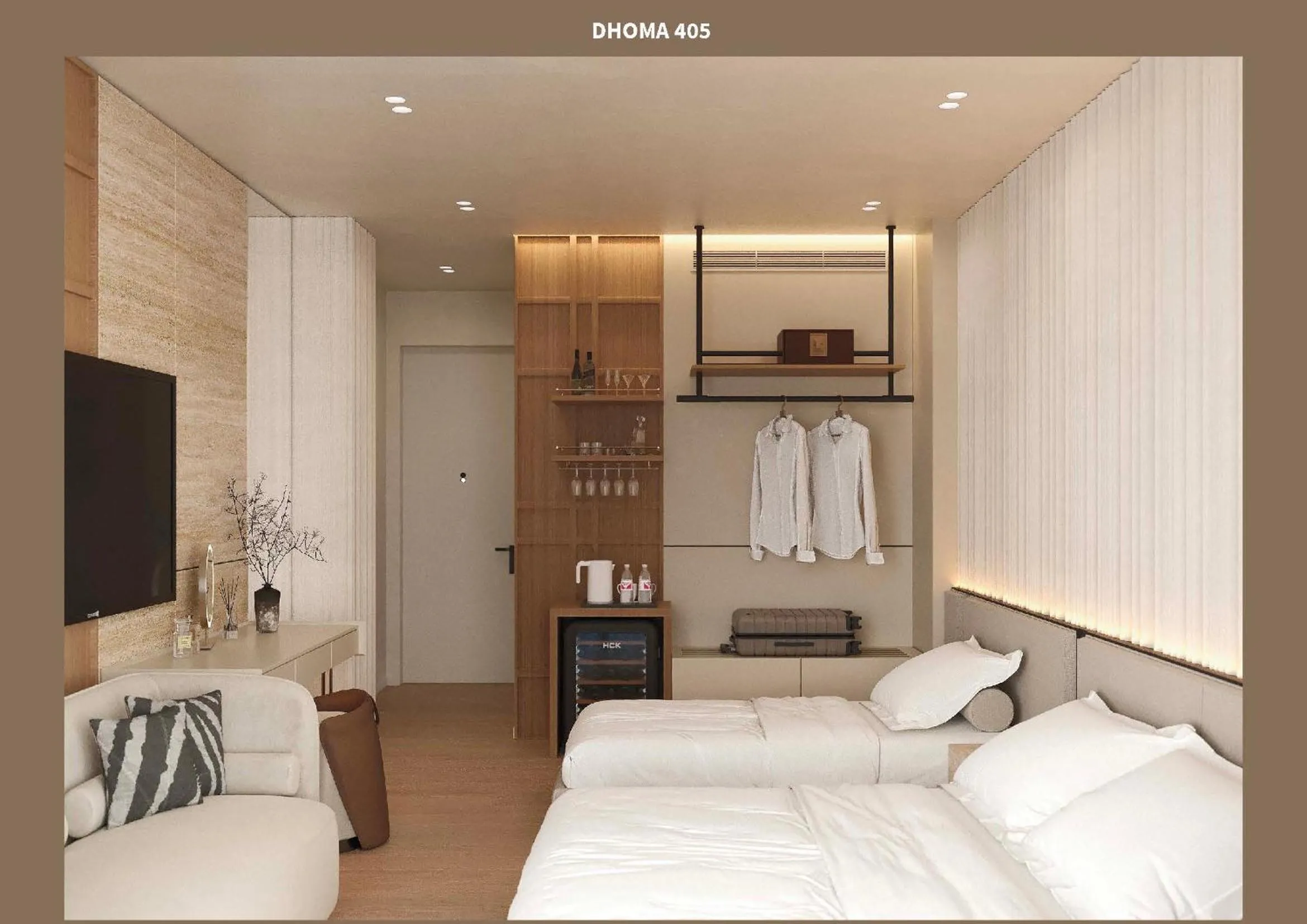 Bed in Coral Hotel & Resort