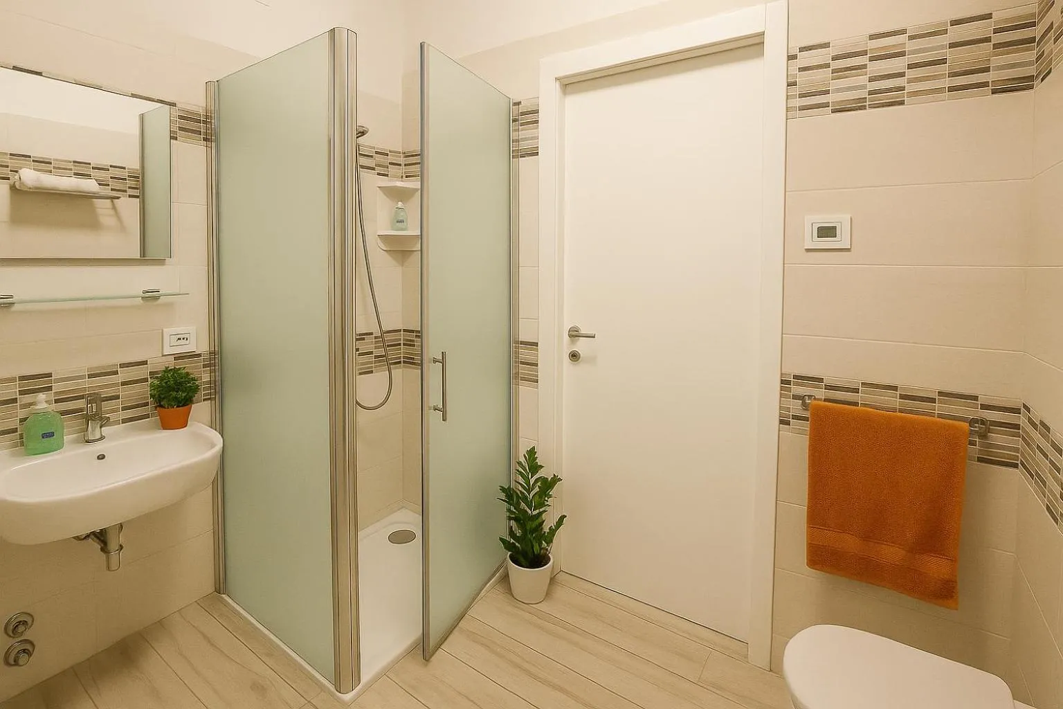 Shower in B&B Airport Venice Diego