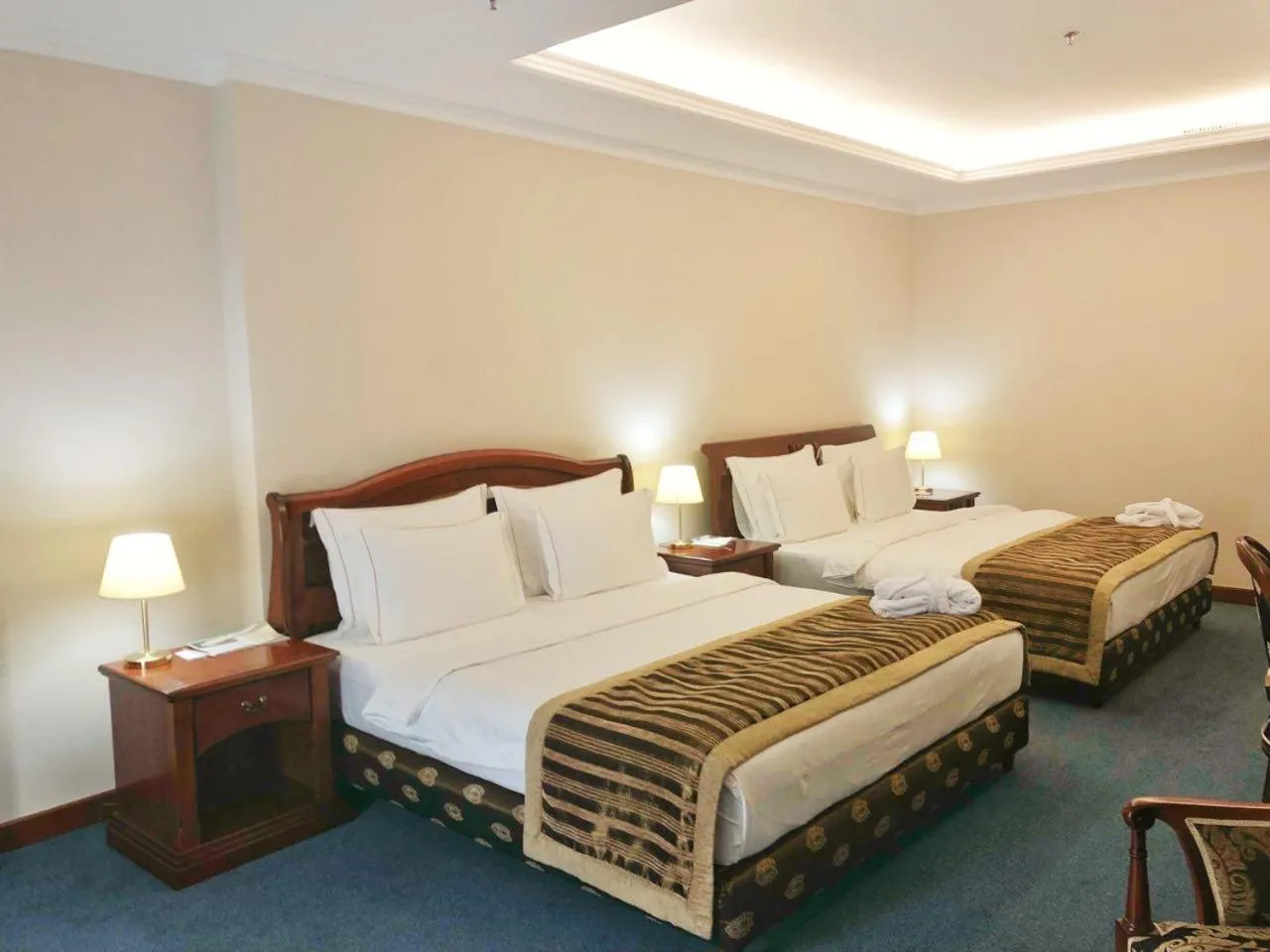 Bed in Caspian Riviera Grand Palace Hotel