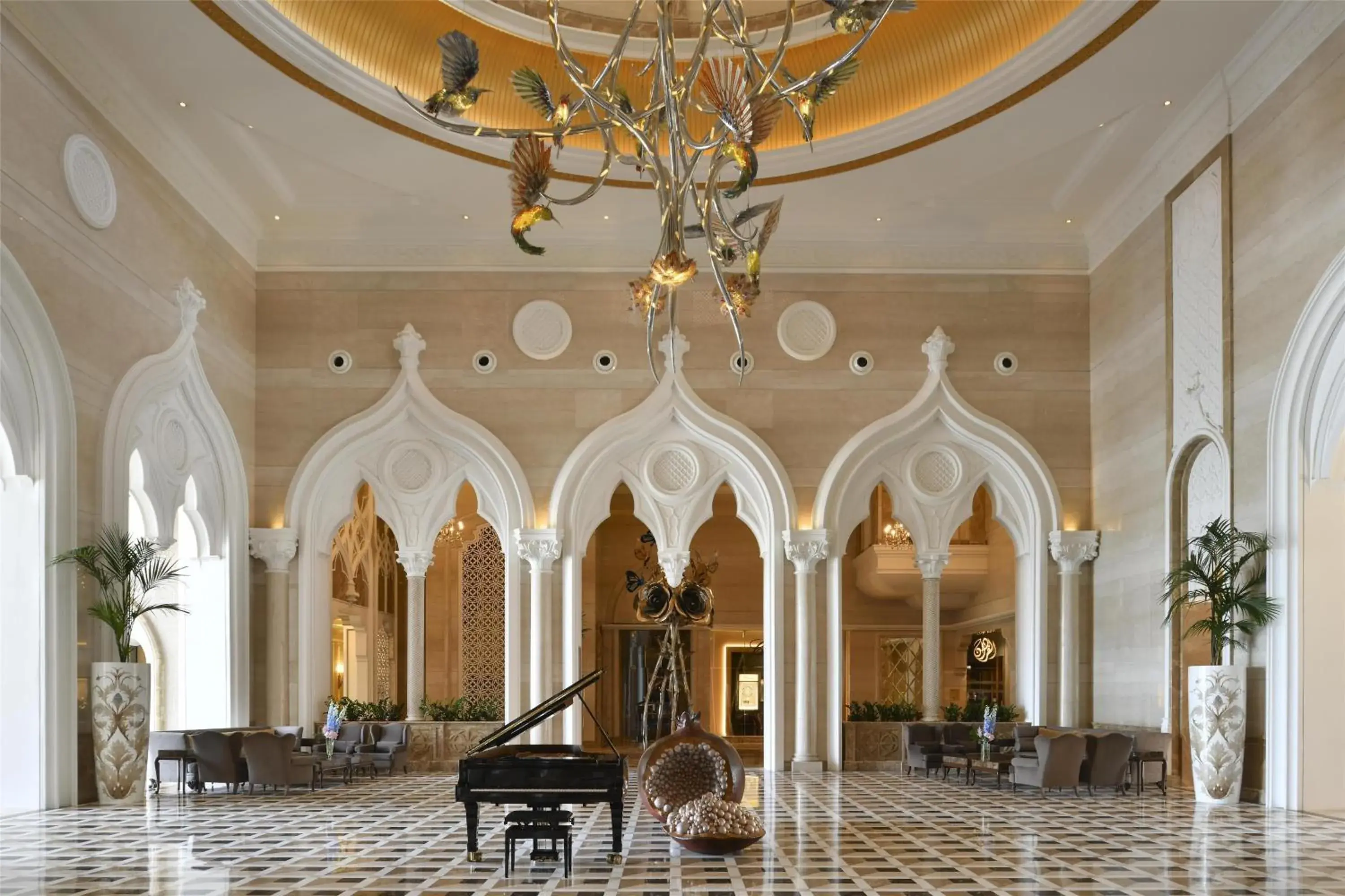 Lobby or reception in Marsa Malaz Kempinski, The Pearl Lobby or reception in Marsa Malaz Kempinski, The Pearl