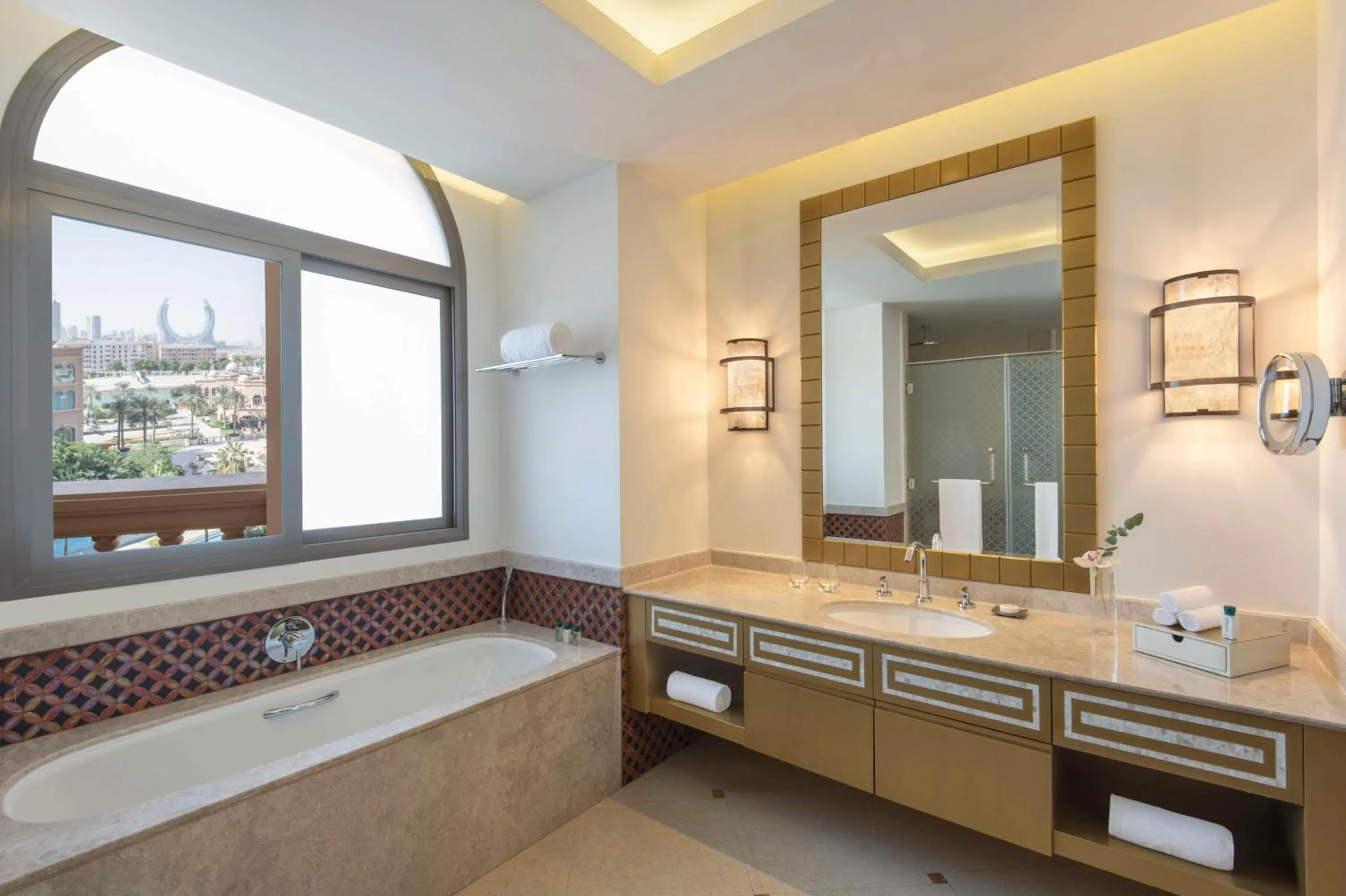 Bathroom in Marsa Malaz Kempinski, The Pearl