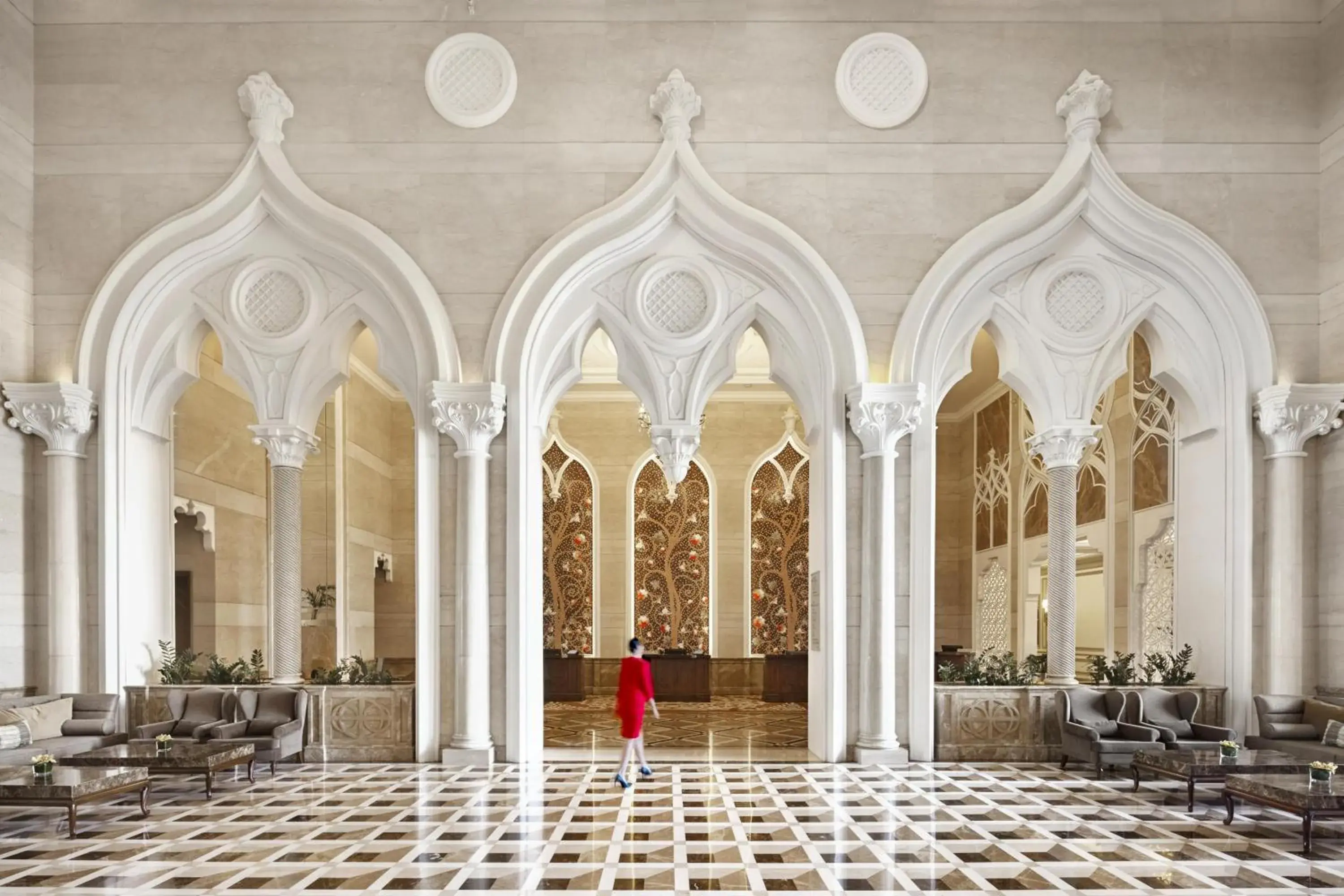 Lobby or reception in Marsa Malaz Kempinski, The Pearl Lobby or reception in Marsa Malaz Kempinski, The Pearl