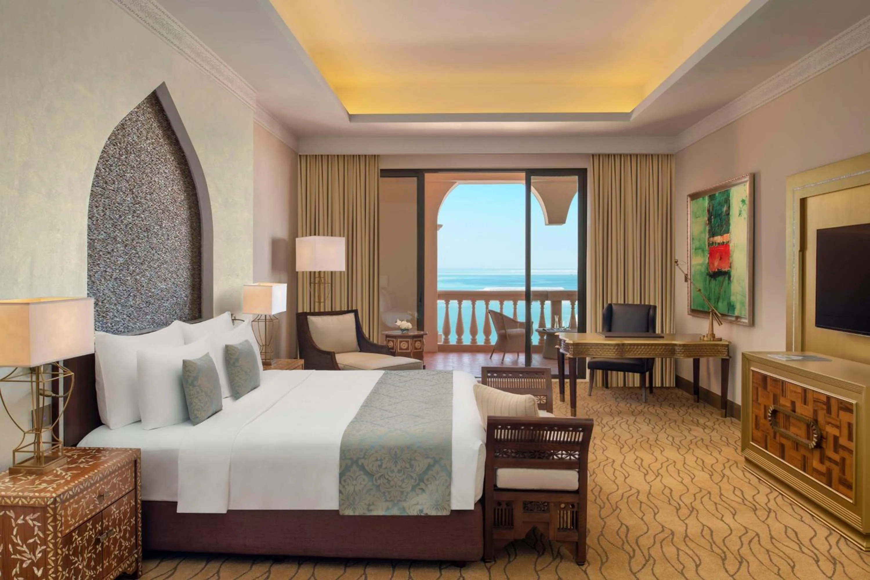 Photo of the whole room, Bed in Marsa Malaz Kempinski, The Pearl