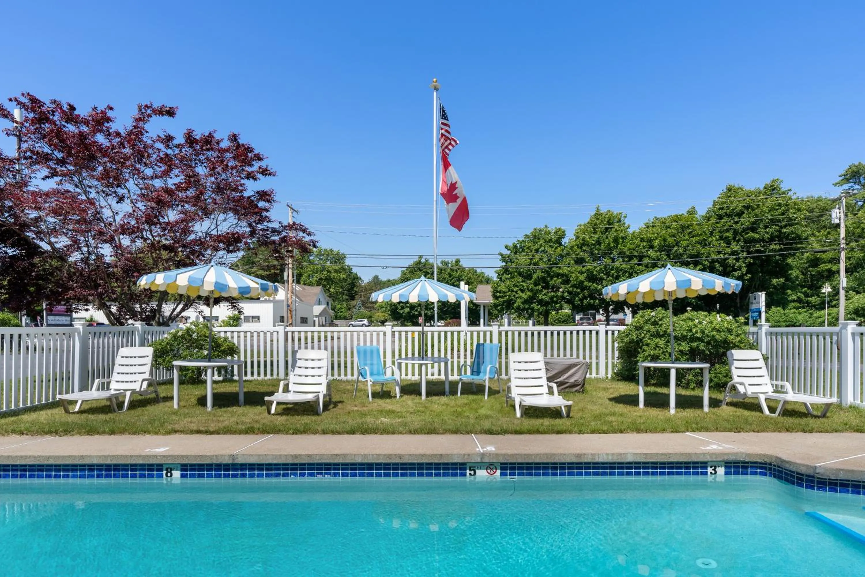 Swimming pool in The Beaches Guestrooms and Cottages