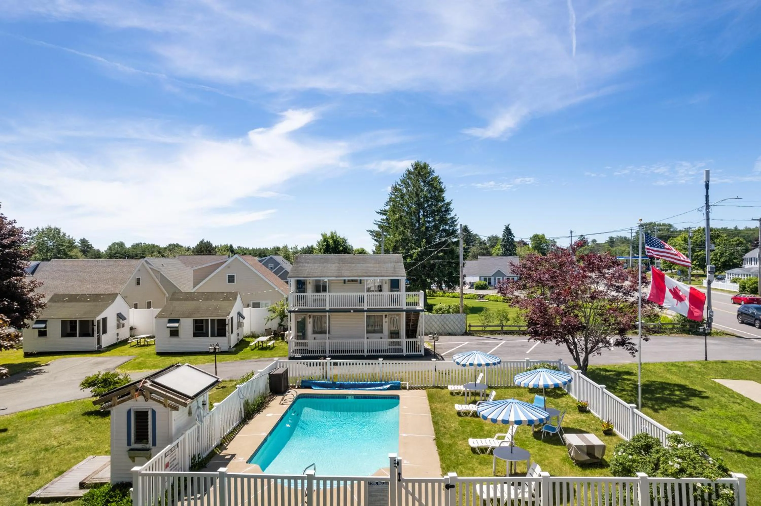 Swimming pool in The Beaches Guestrooms and Cottages