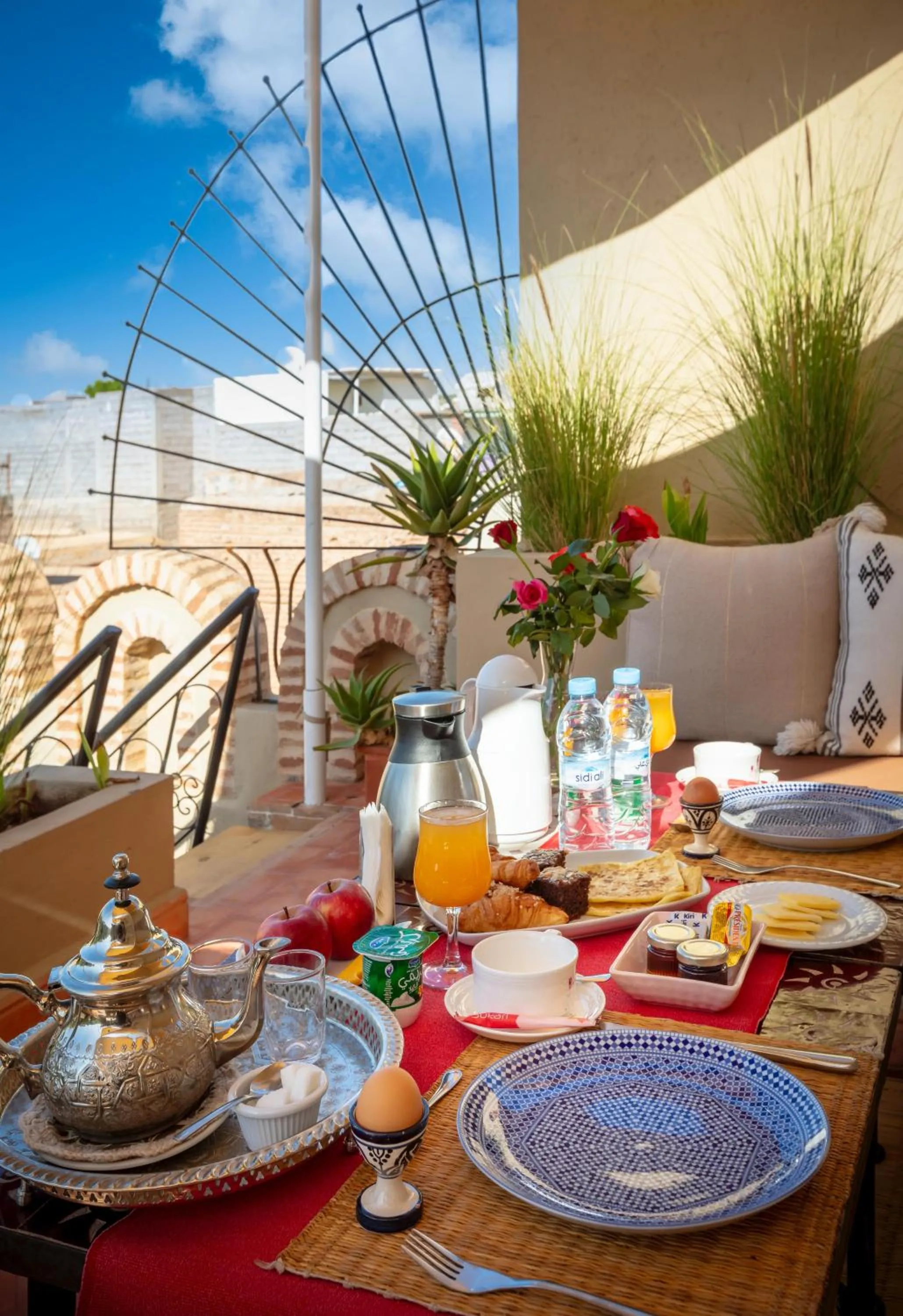 Breakfast in Riad Fleur d'Orient