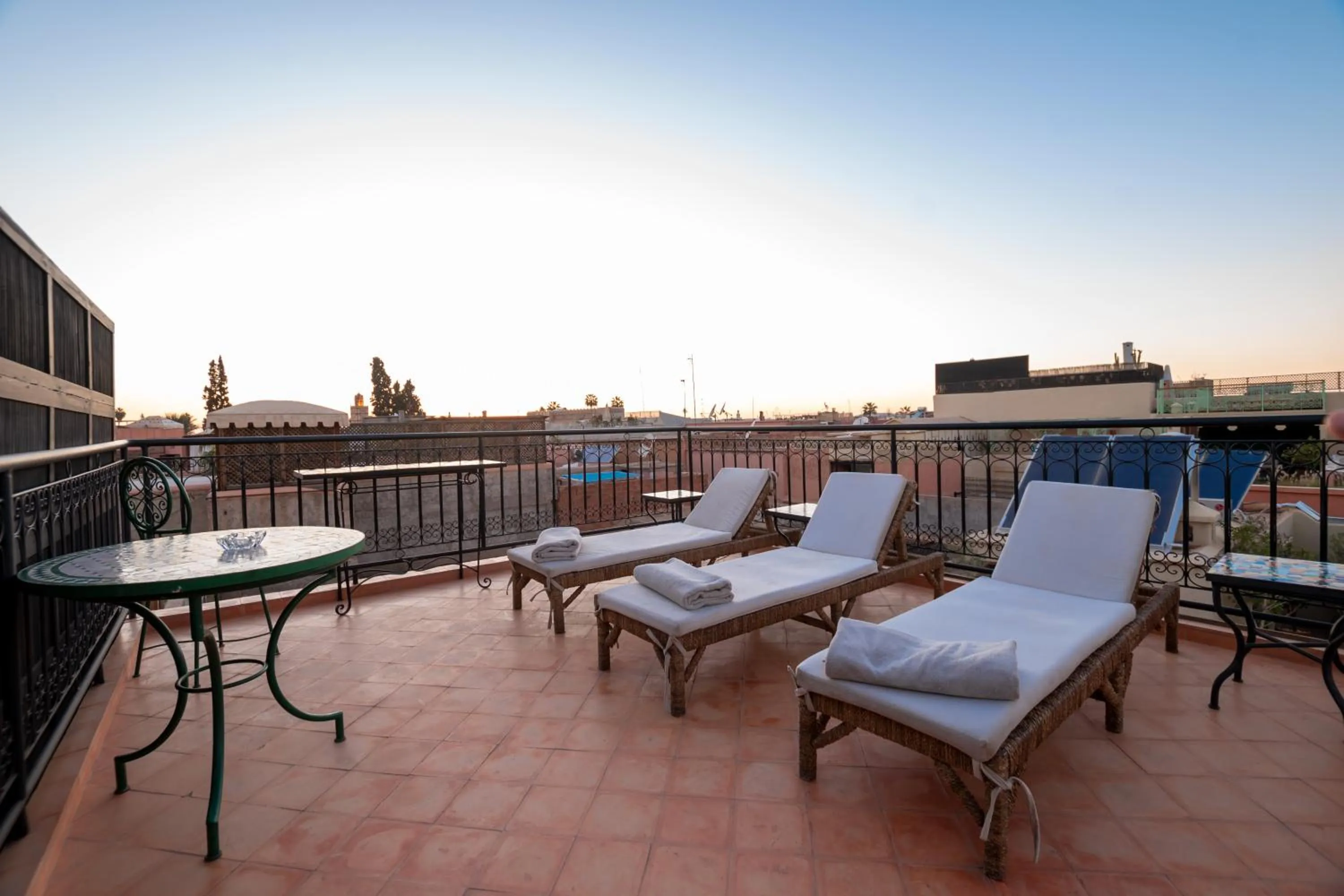 Balcony/Terrace in Riad Fleur d'Orient