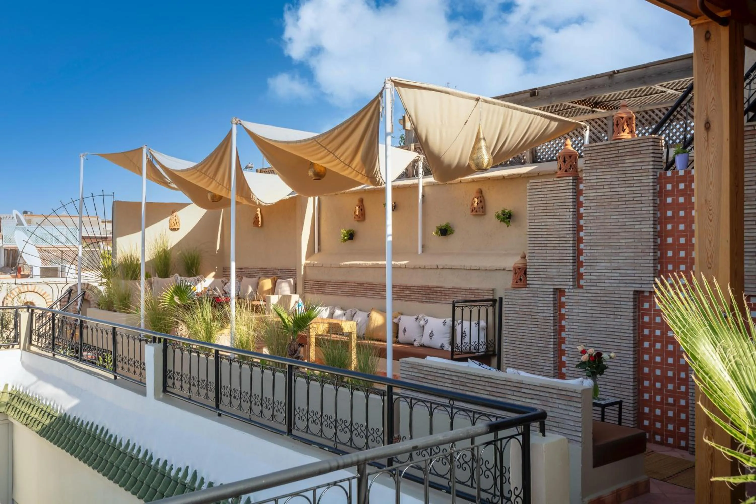 Balcony/Terrace in Riad Fleur d'Orient