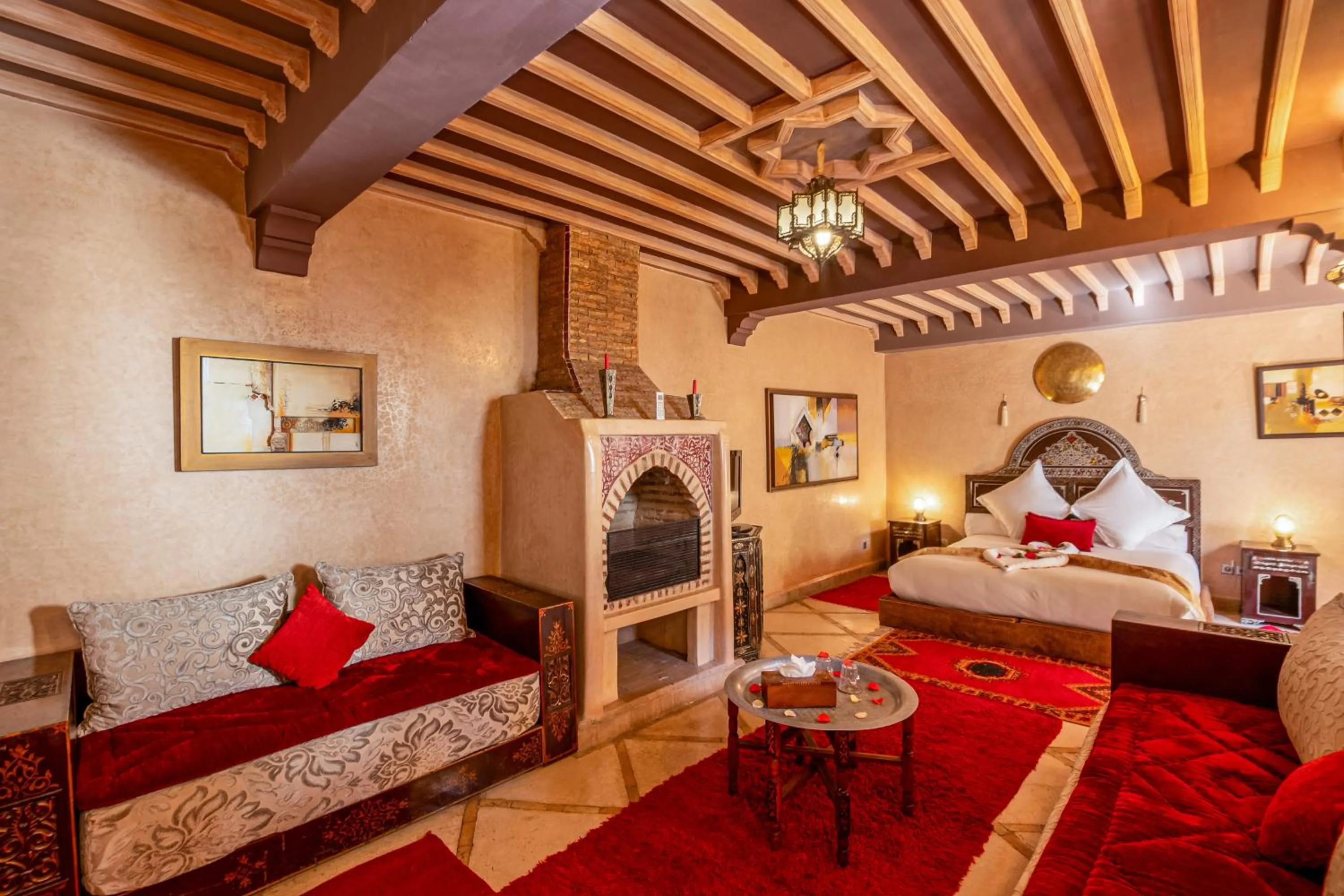 Bedroom, Bed in Riad Fleur d'Orient