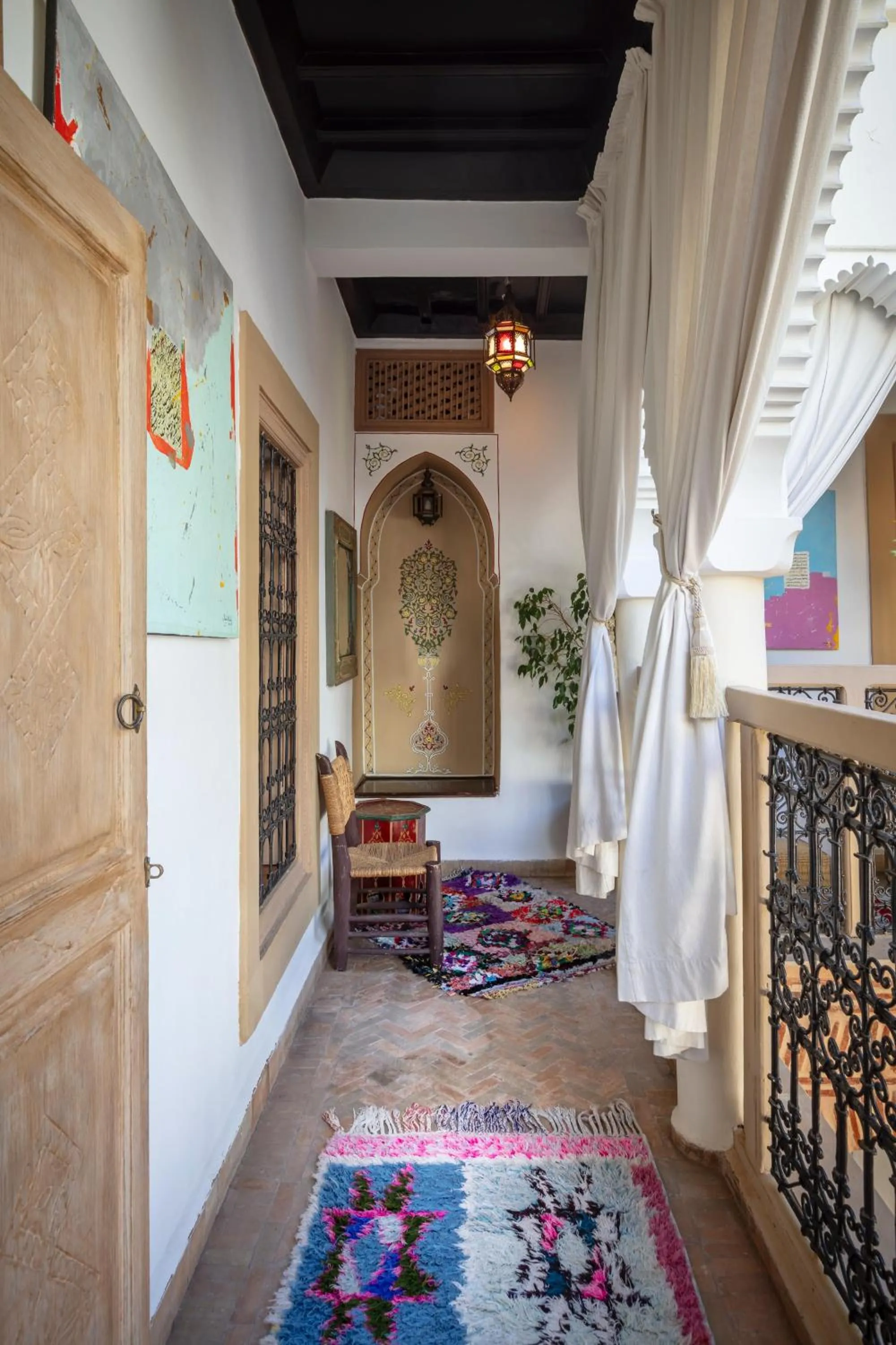 View (from property/room), Bed in Riad Fleur d'Orient