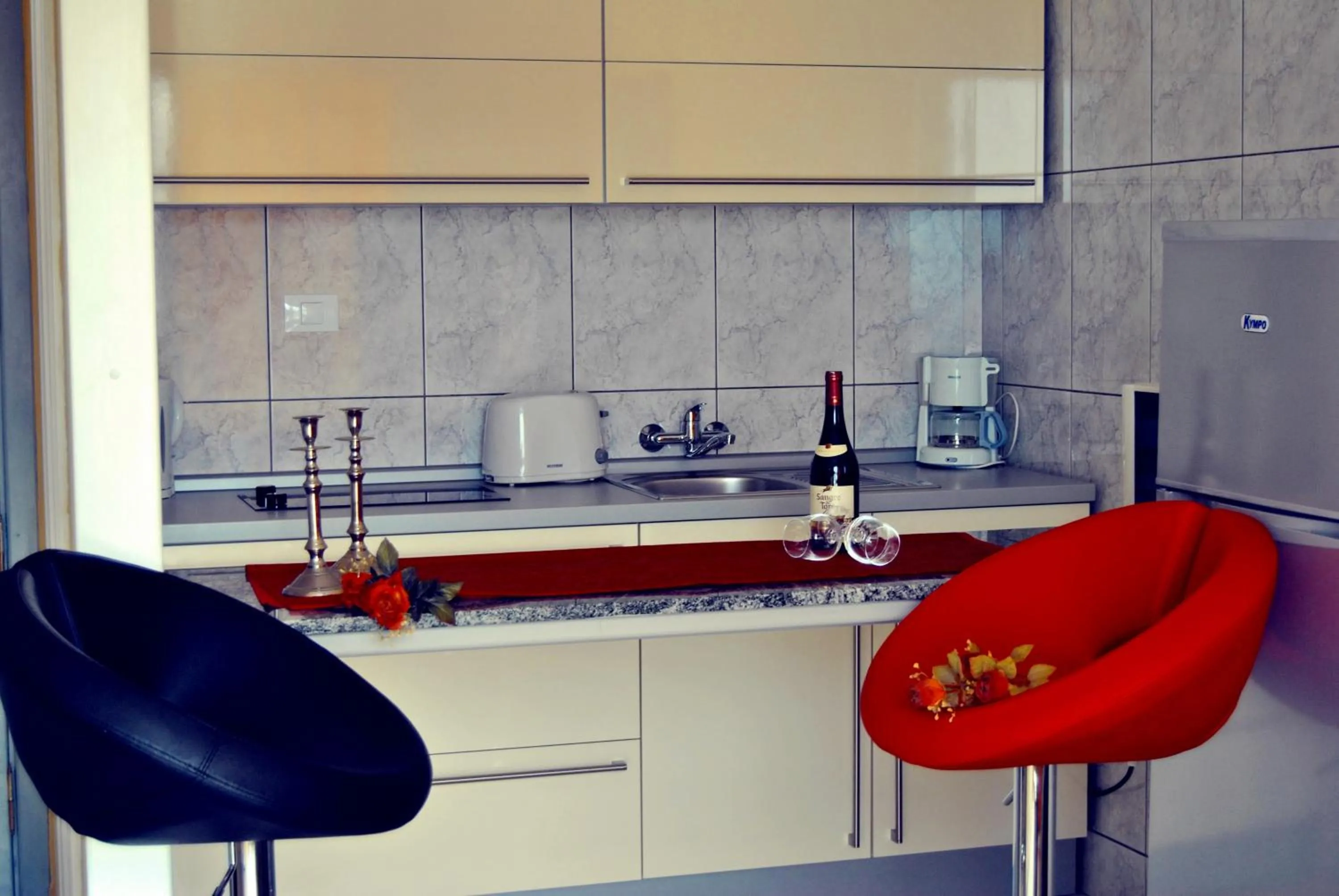 Kitchen or kitchenette in Aparthotel MONTERREY
