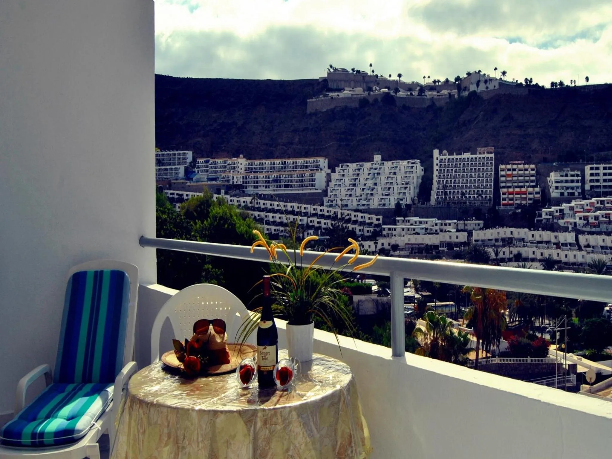 Balcony/Terrace in Aparthotel MONTERREY