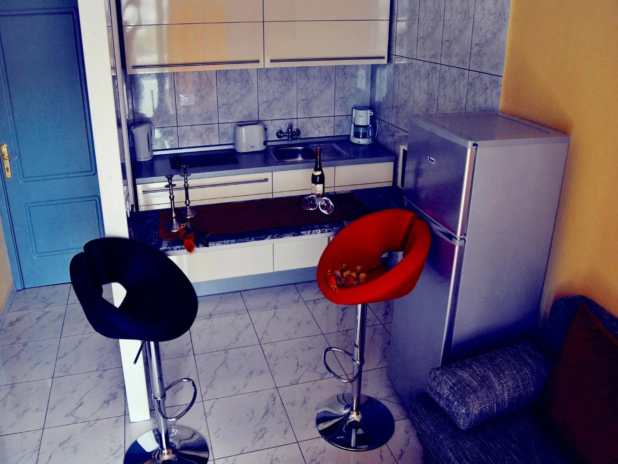 Kitchen or kitchenette in Aparthotel MONTERREY