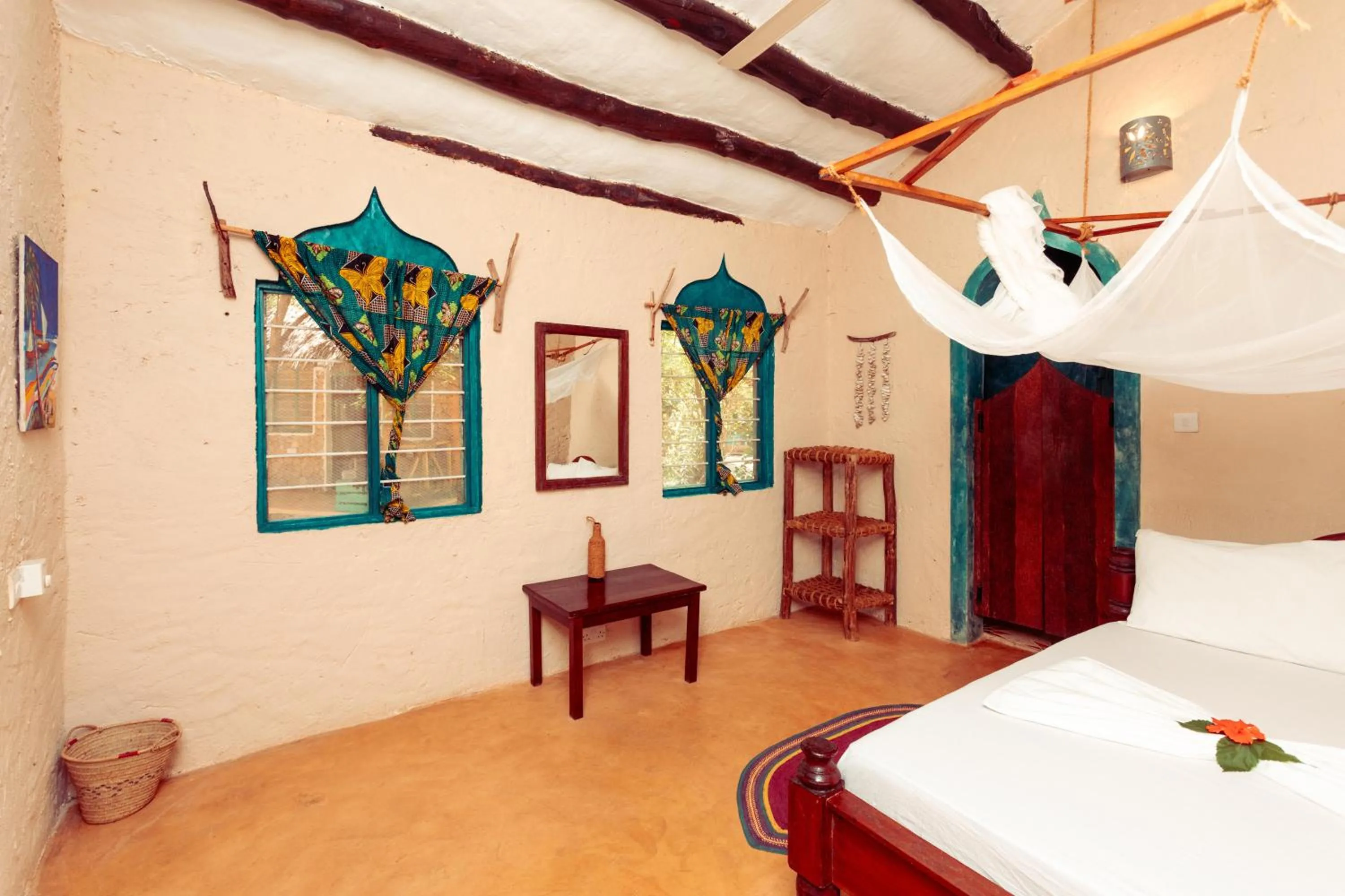 Bed in Demani Lodge Zanzibar