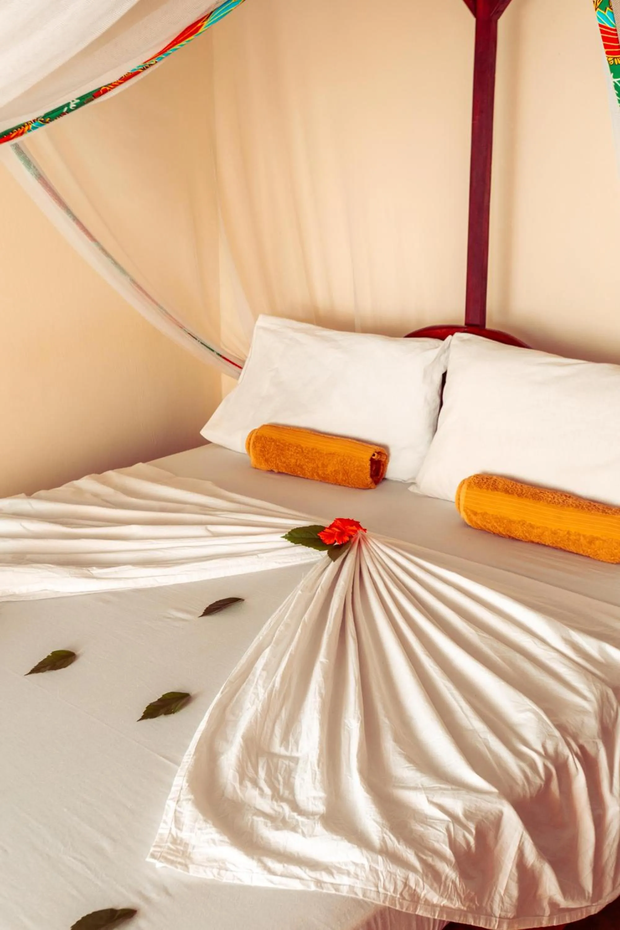 Bed in Demani Lodge Zanzibar