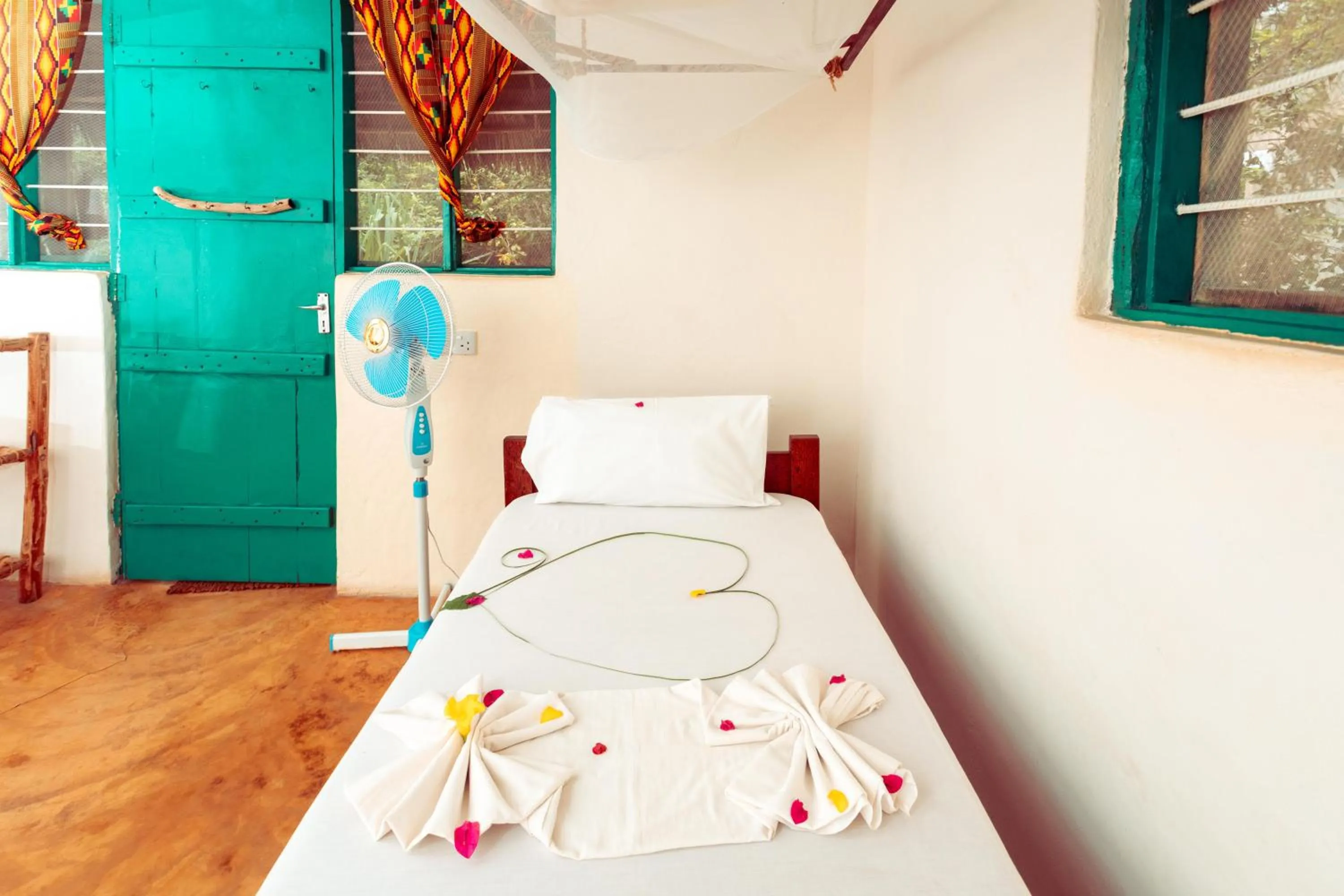 Bed in Demani Lodge Zanzibar