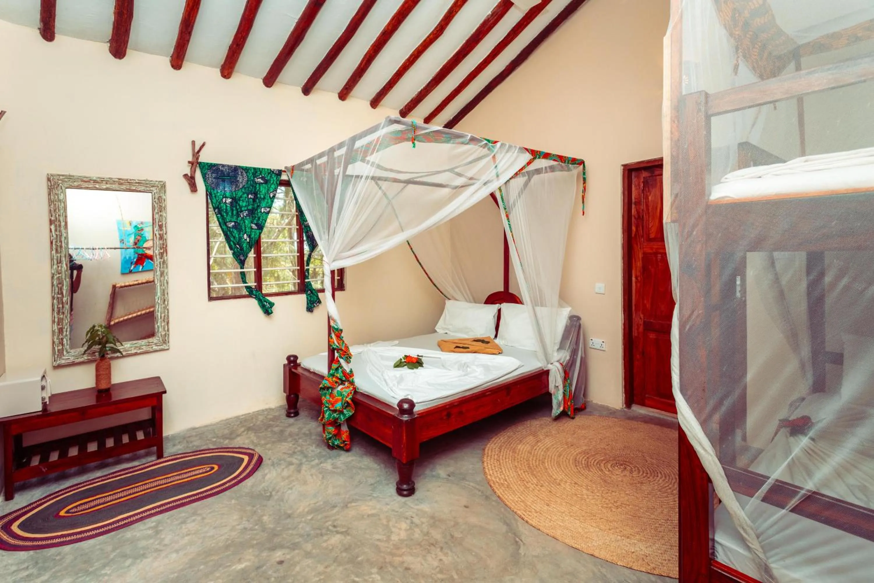 Bed in Demani Lodge Zanzibar