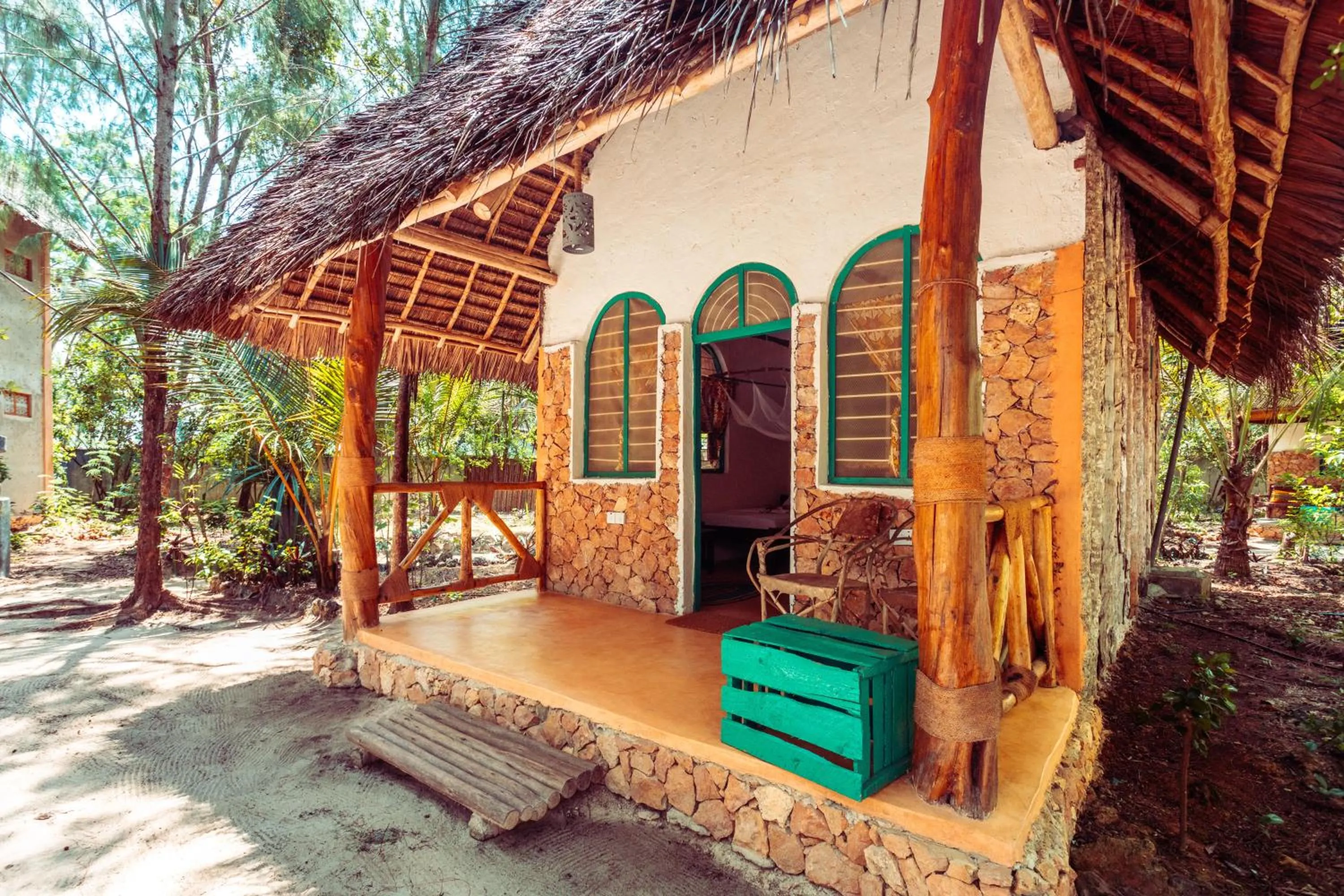 Patio in Demani Lodge Zanzibar