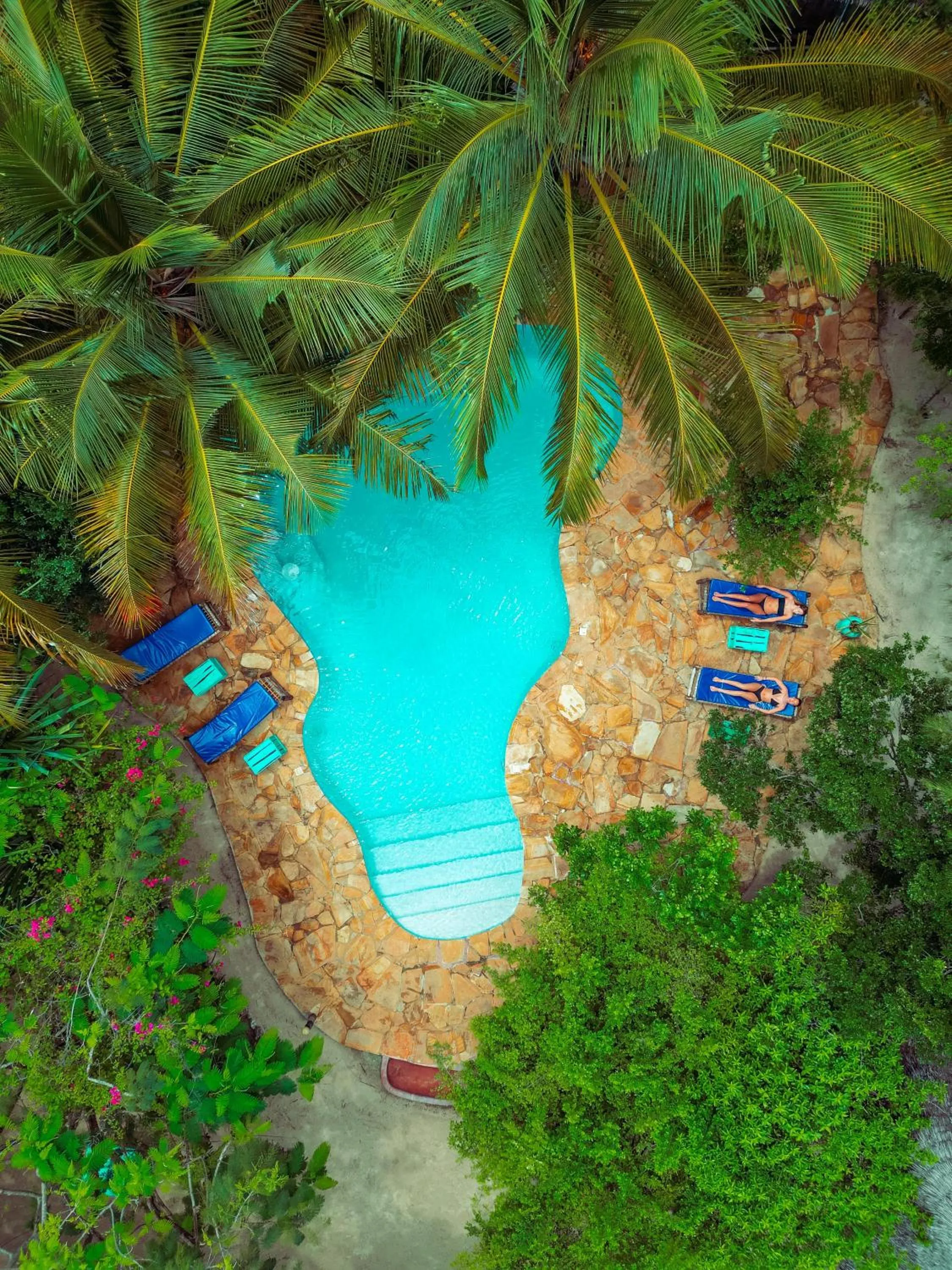 Swimming pool in Demani Lodge Zanzibar