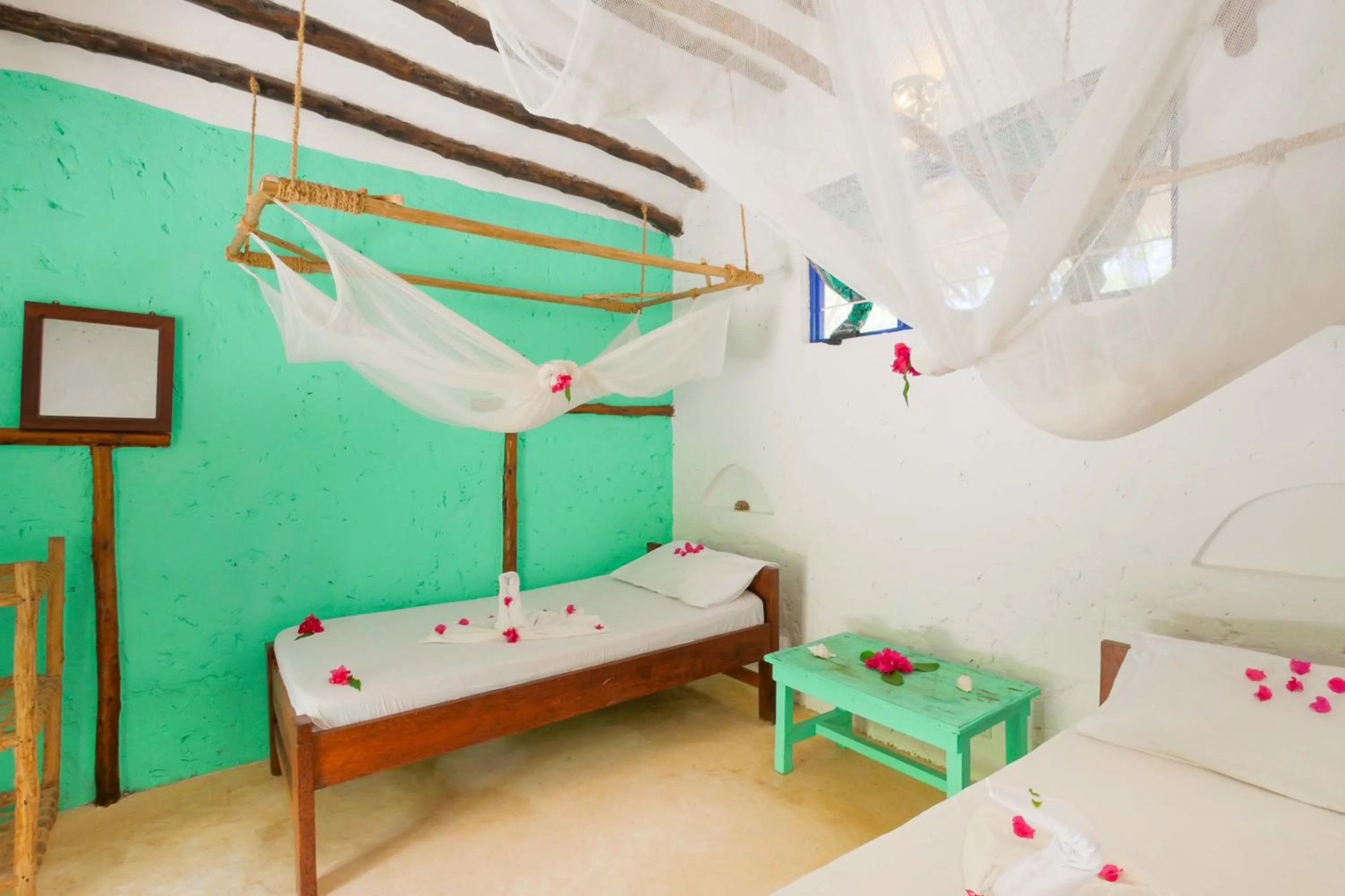 Bed in Demani Lodge Zanzibar