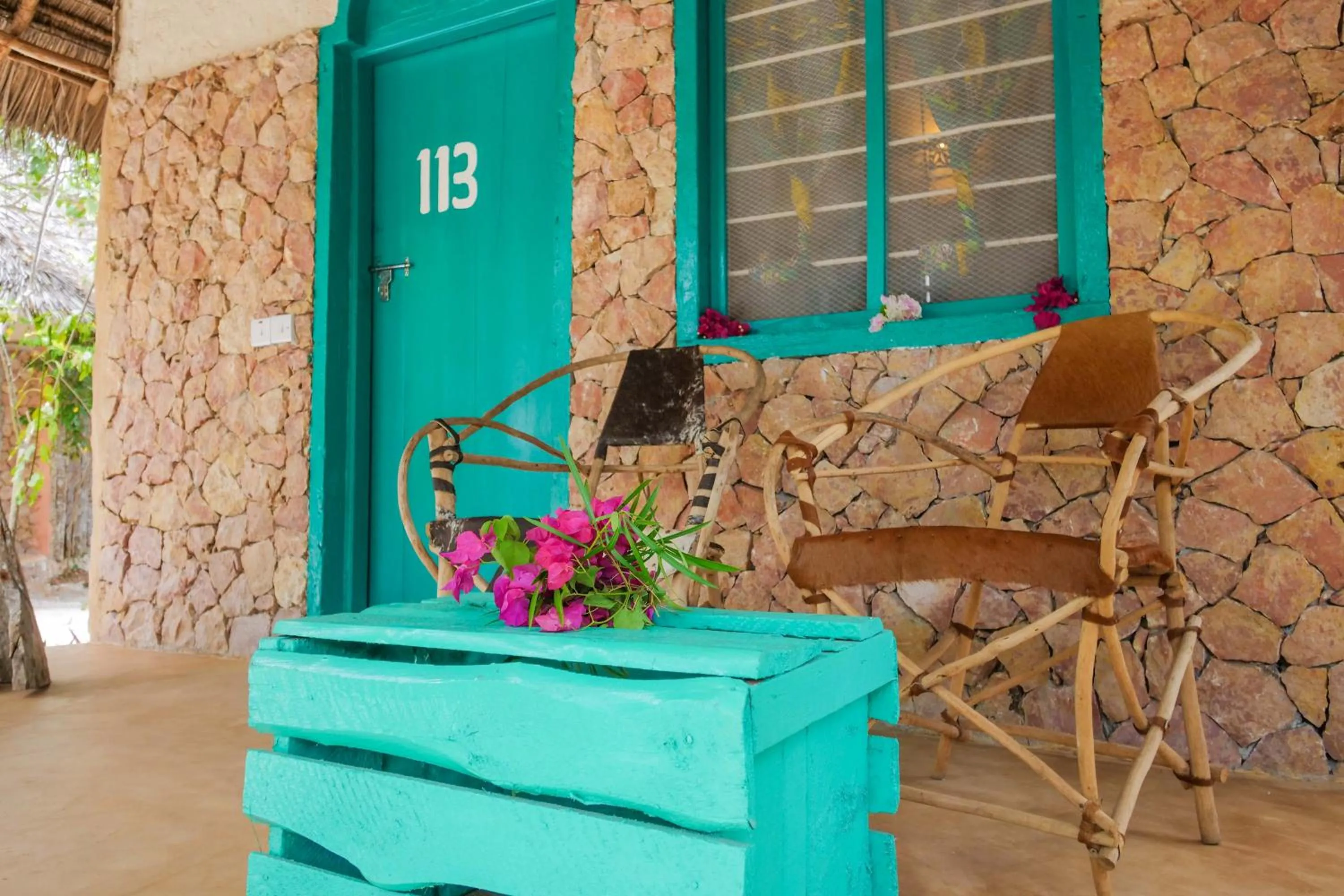 Facade/entrance in Demani Lodge Zanzibar