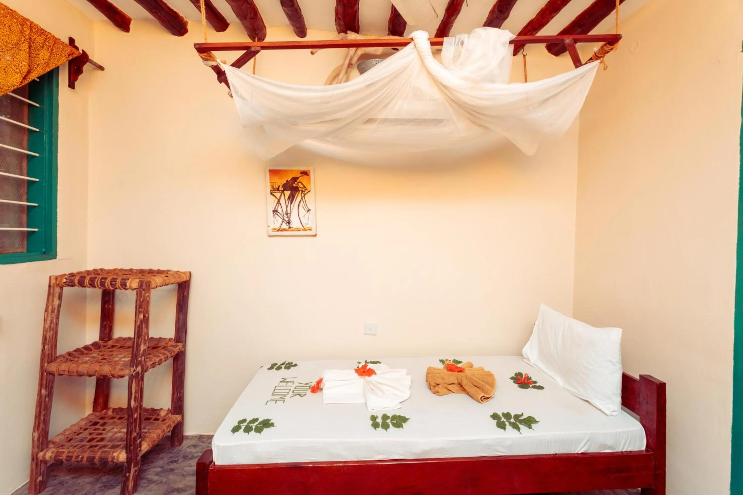 Bed in Demani Lodge Zanzibar