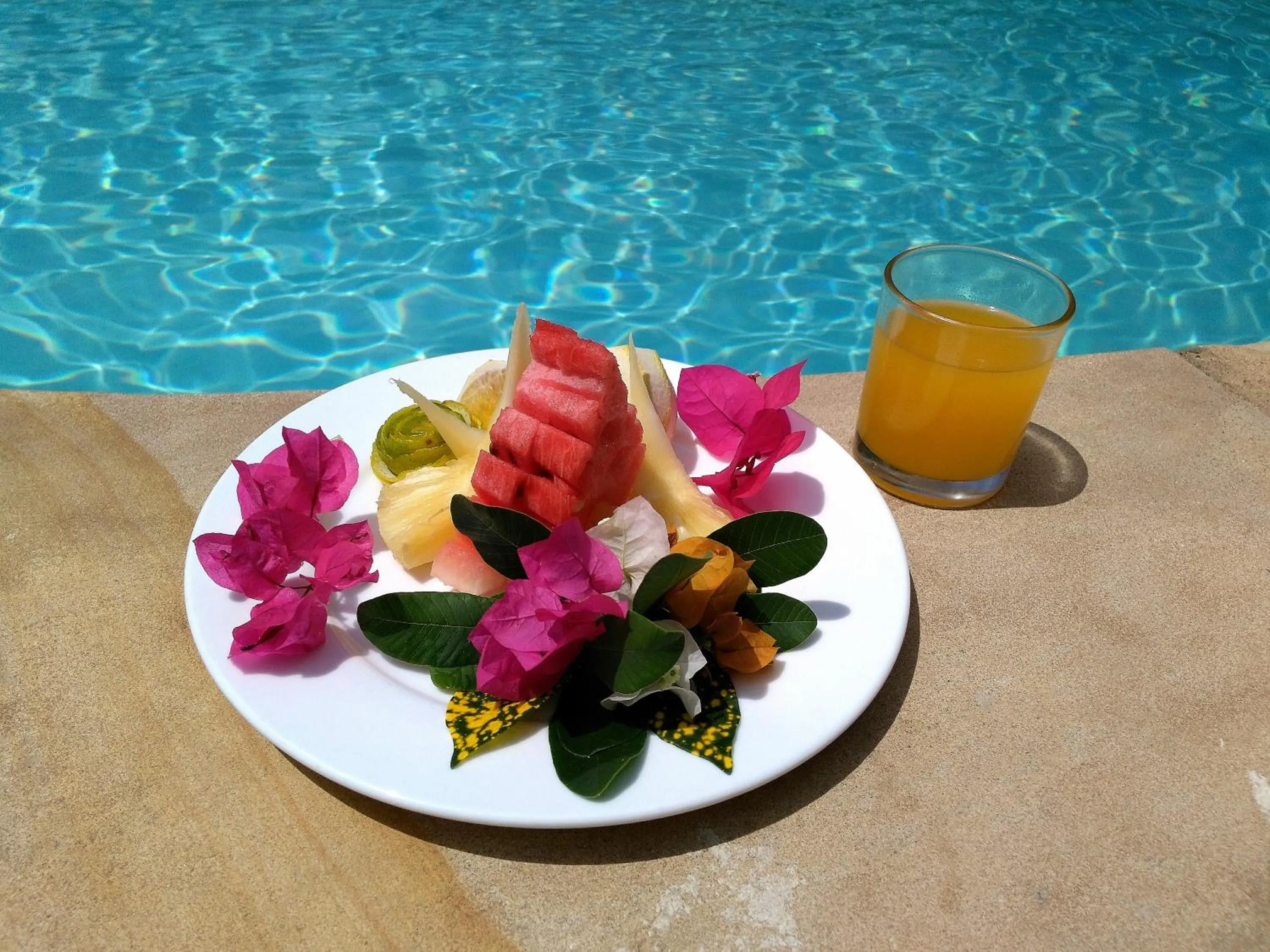 Food close-up in Demani Lodge Zanzibar
