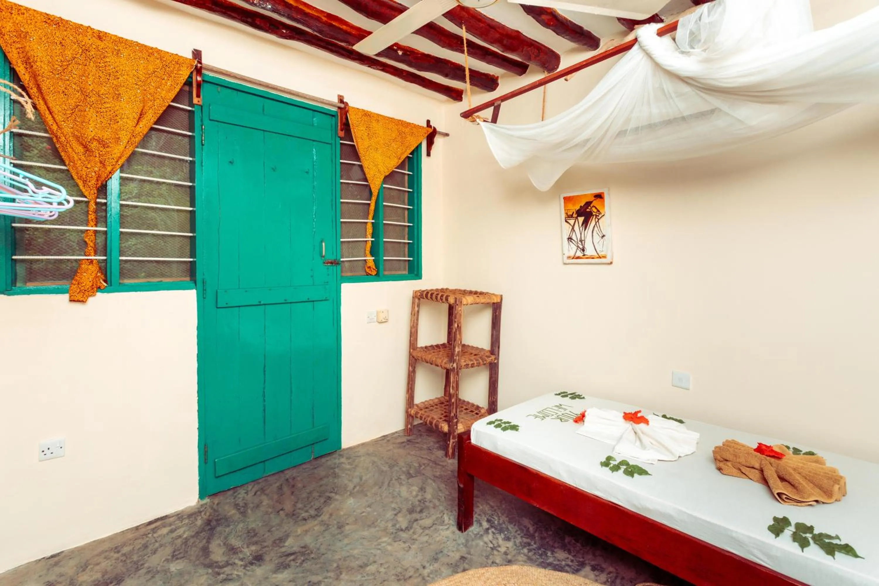 Bed in Demani Lodge Zanzibar