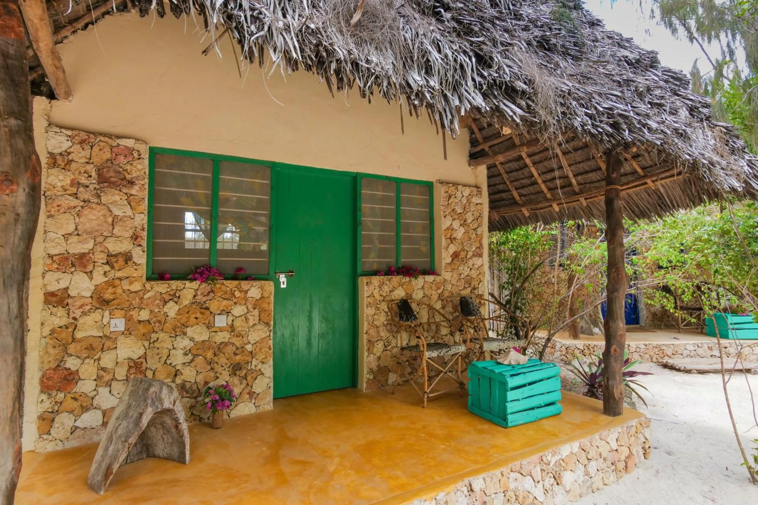 Patio in Demani Lodge Zanzibar