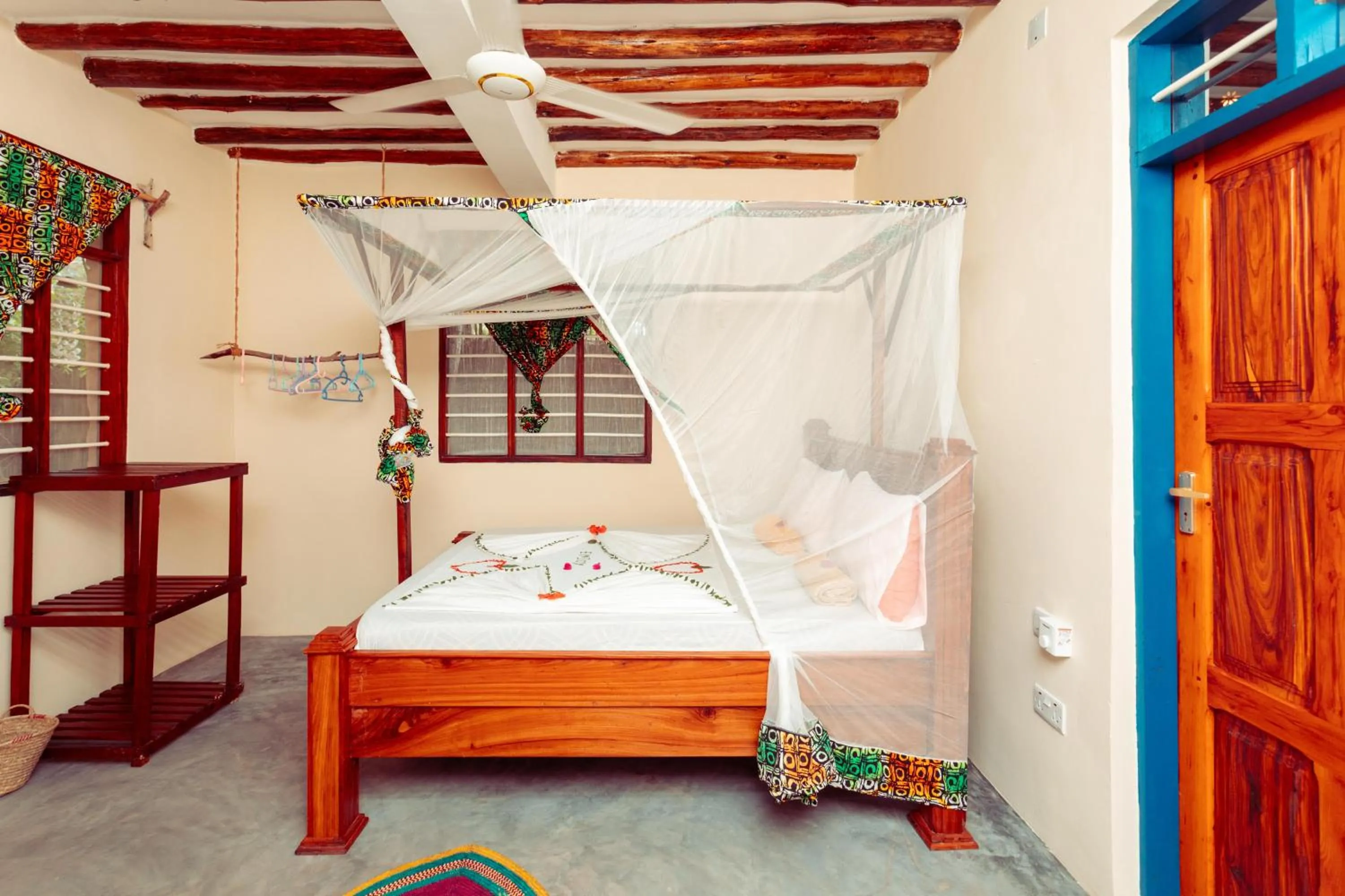 Bed in Demani Lodge Zanzibar