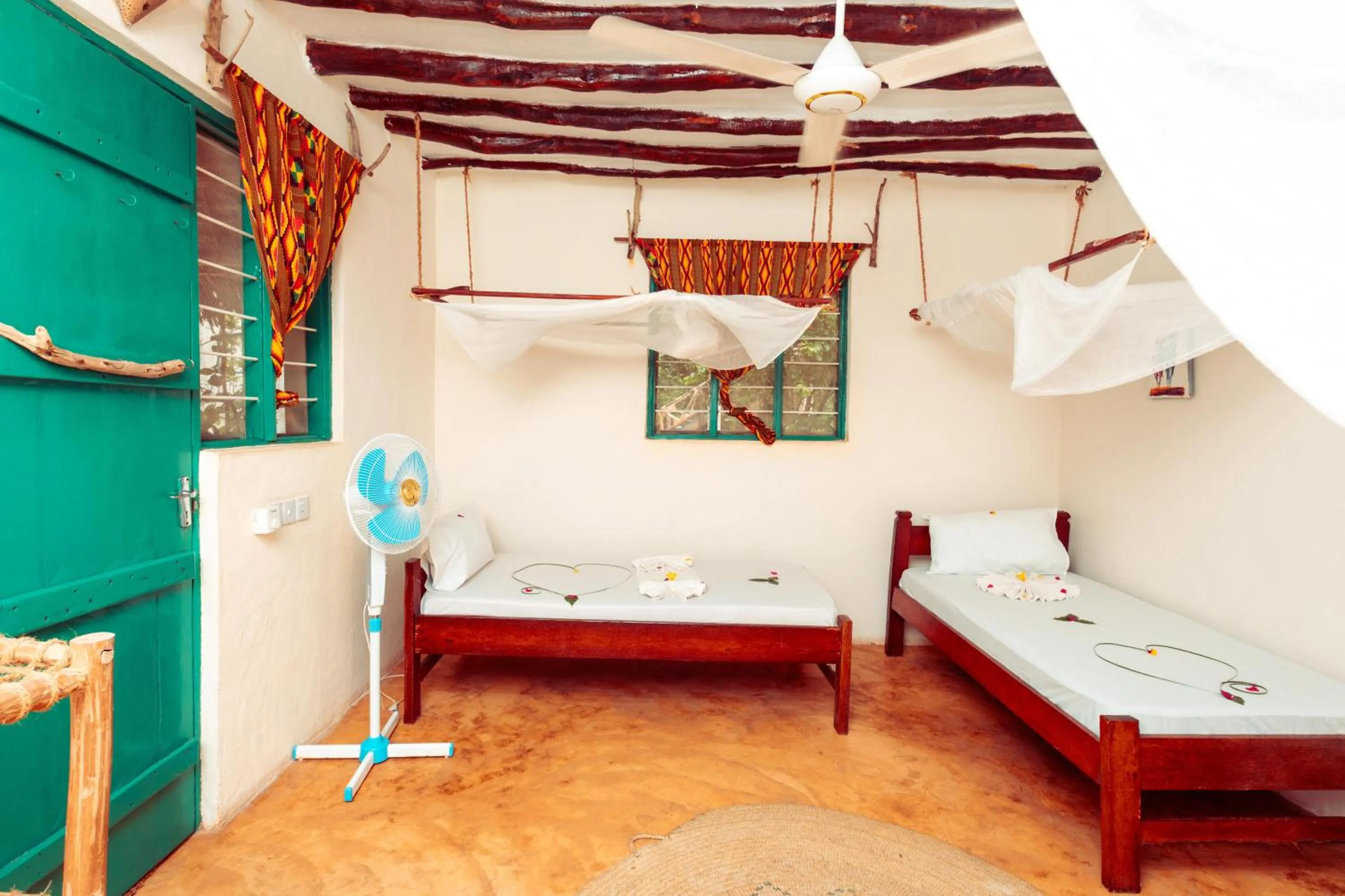 Bed in Demani Lodge Zanzibar