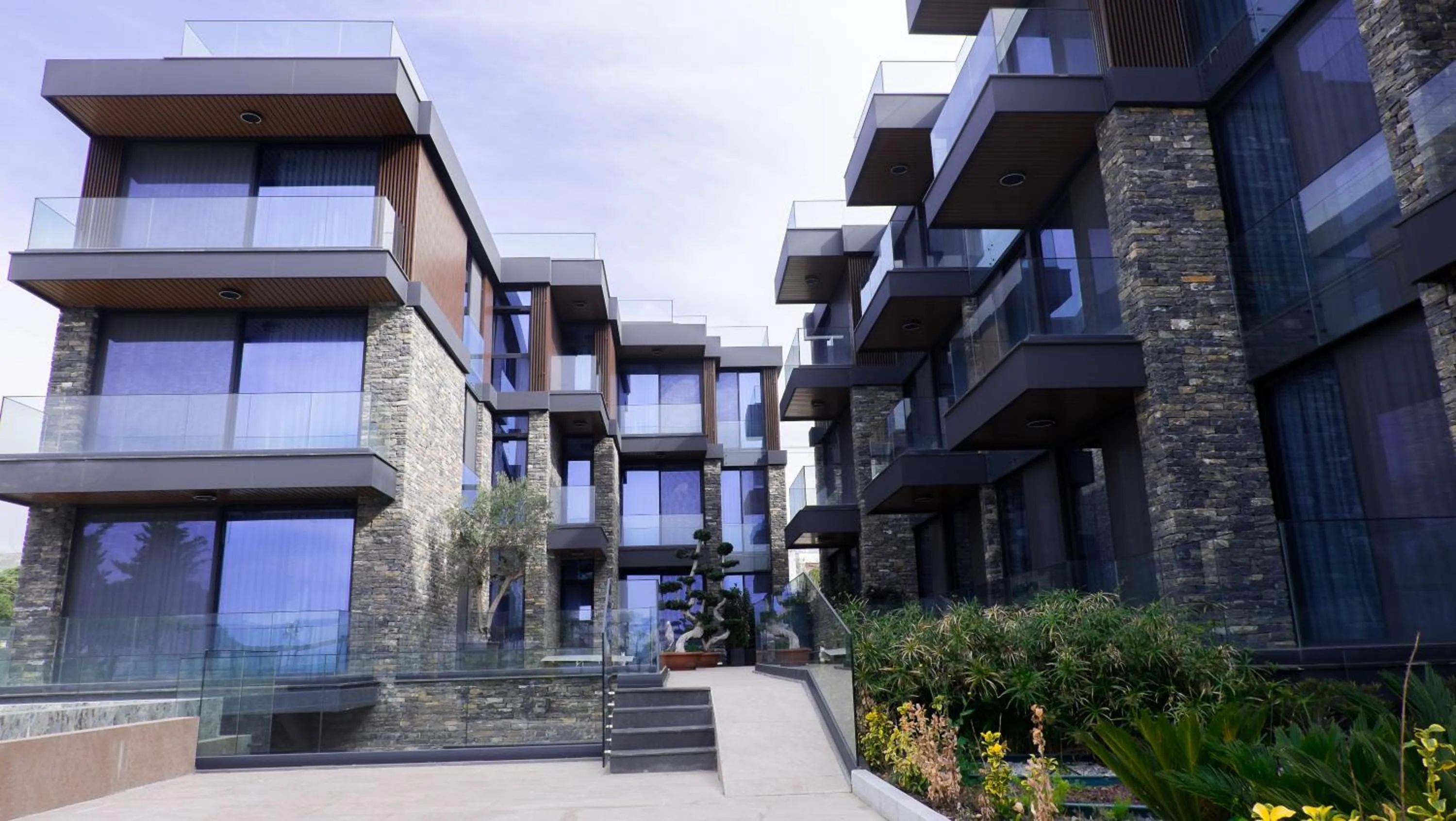 Property building in Bodrum Ada Apart Otel Turgutreis