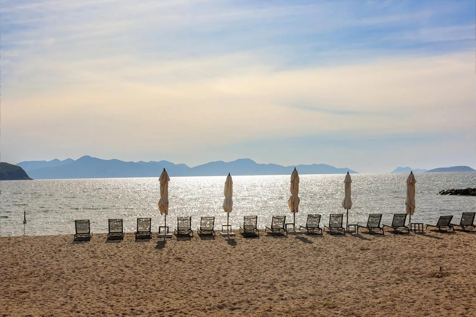 Beach in Bodrum Ada Apart Otel Turgutreis