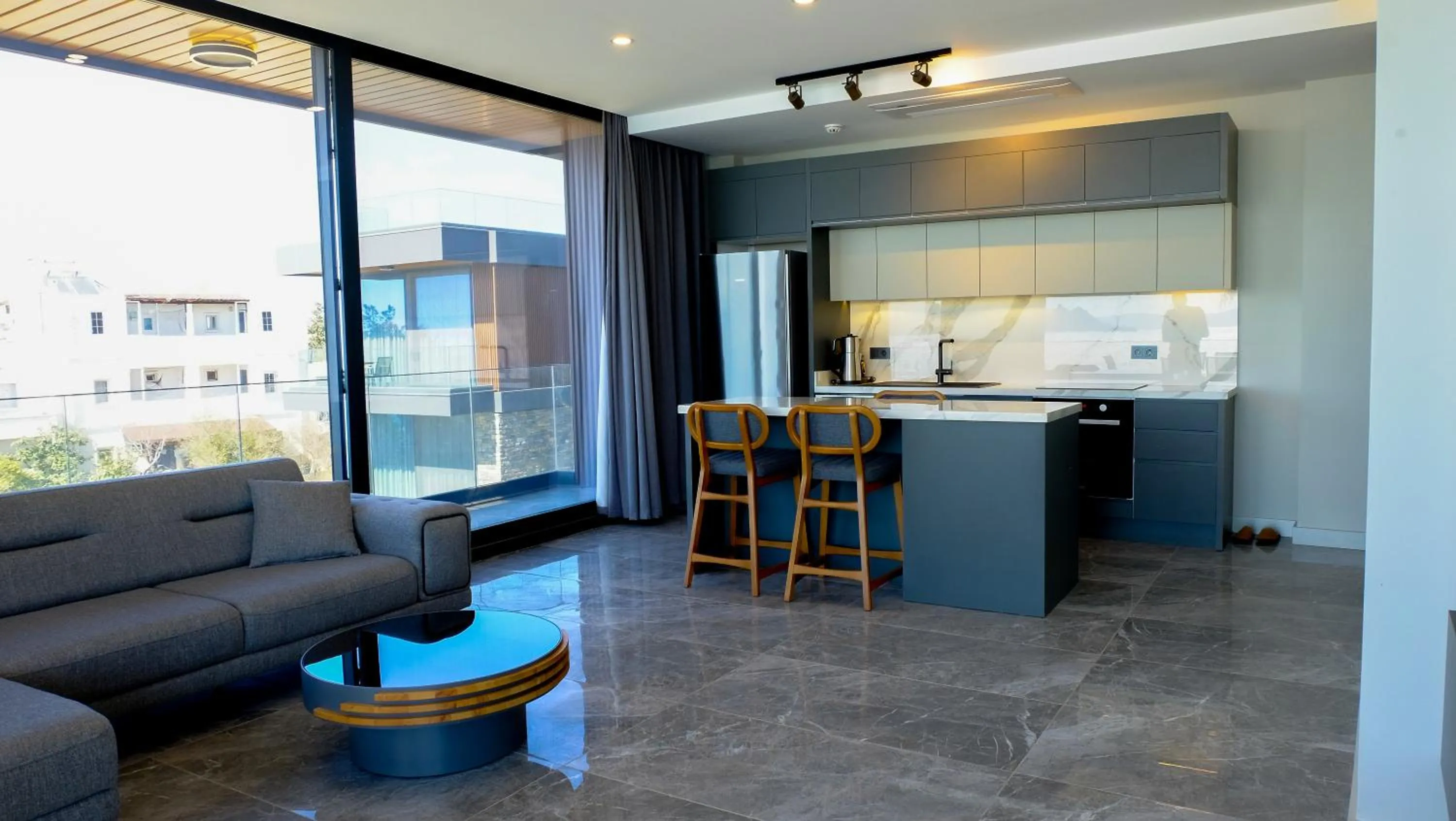 Dining area in Bodrum Ada Apart Otel Turgutreis