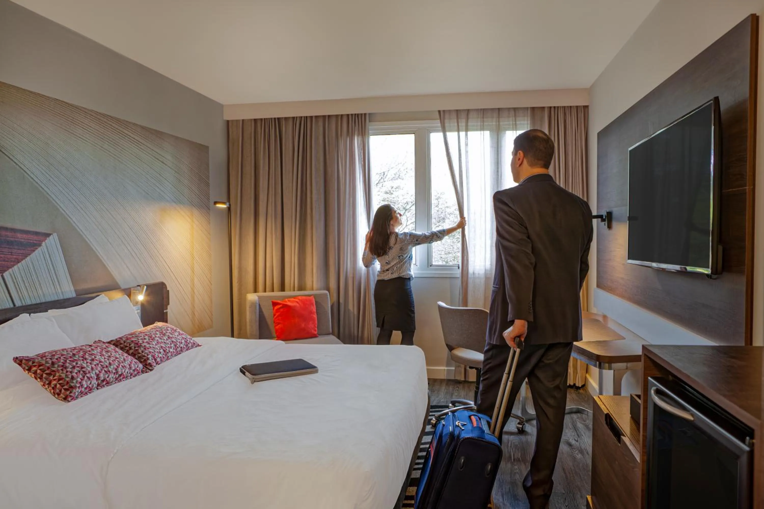 TV and multimedia, Bed in Novotel Sao Jose dos Campos