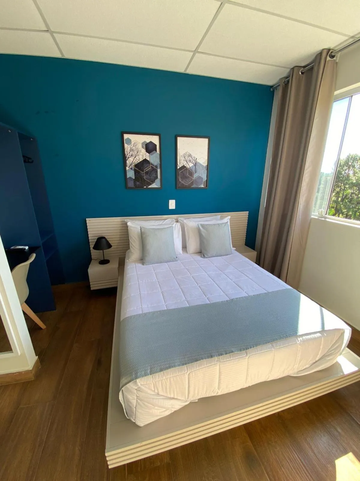 Bed in NOBRE HOTEL COTIA