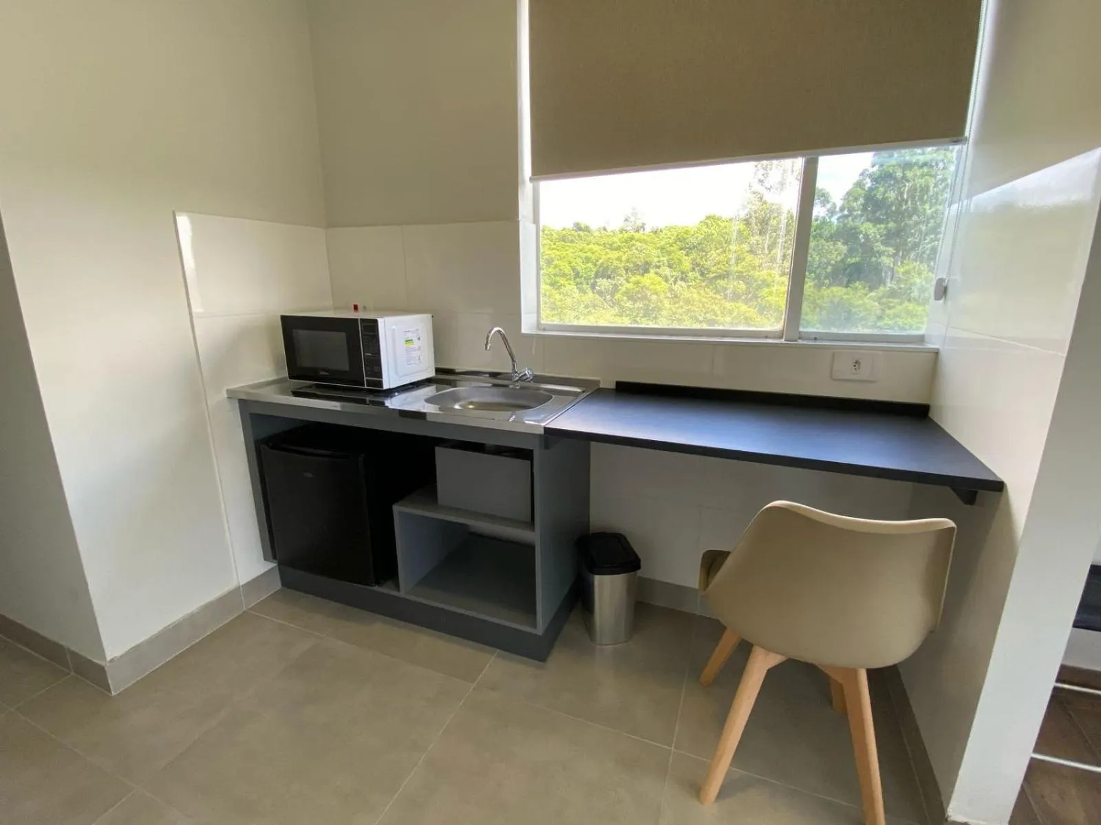 Kitchen or kitchenette in NOBRE HOTEL COTIA