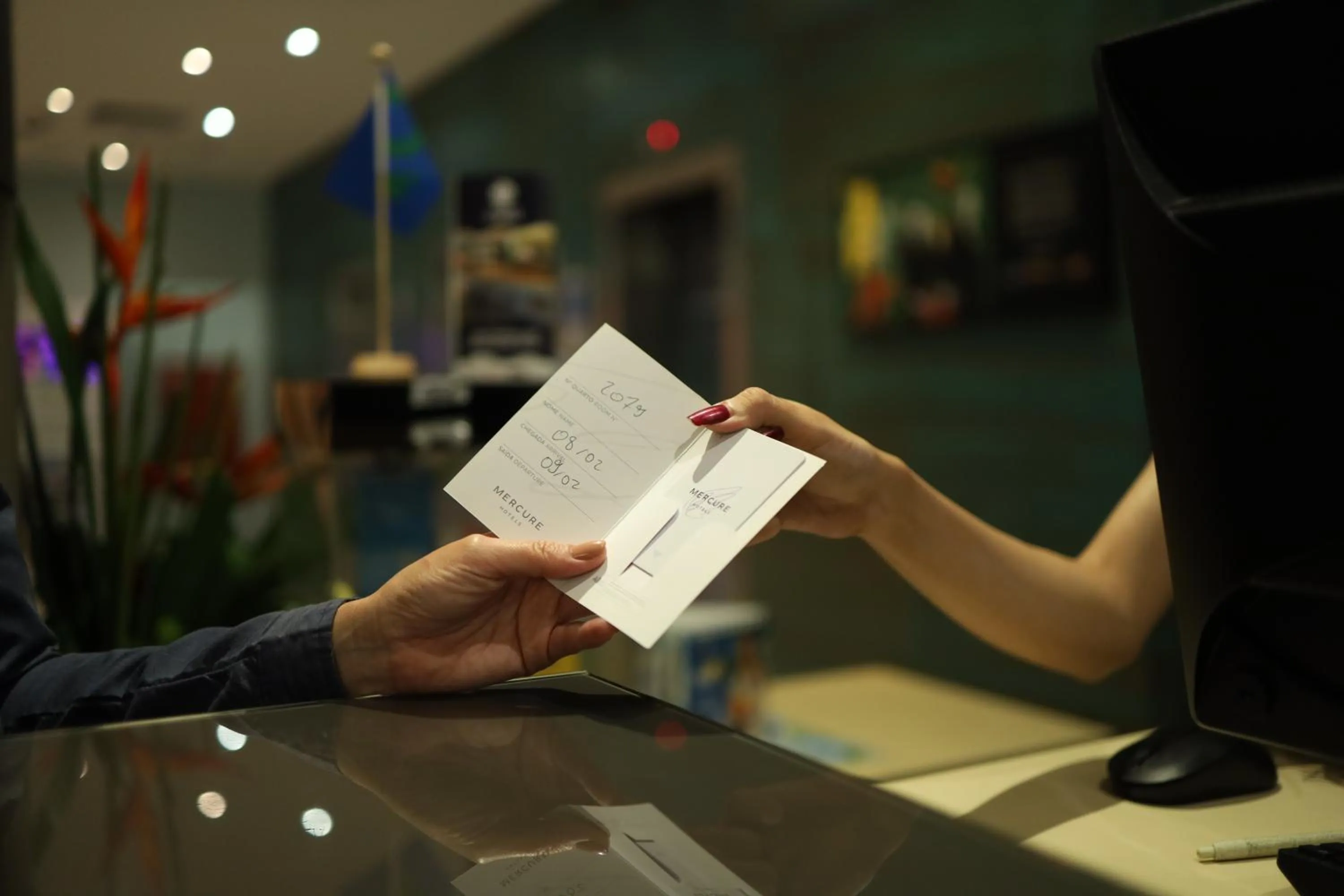 Lobby or reception in Mercure Salvador Rio Vermelho