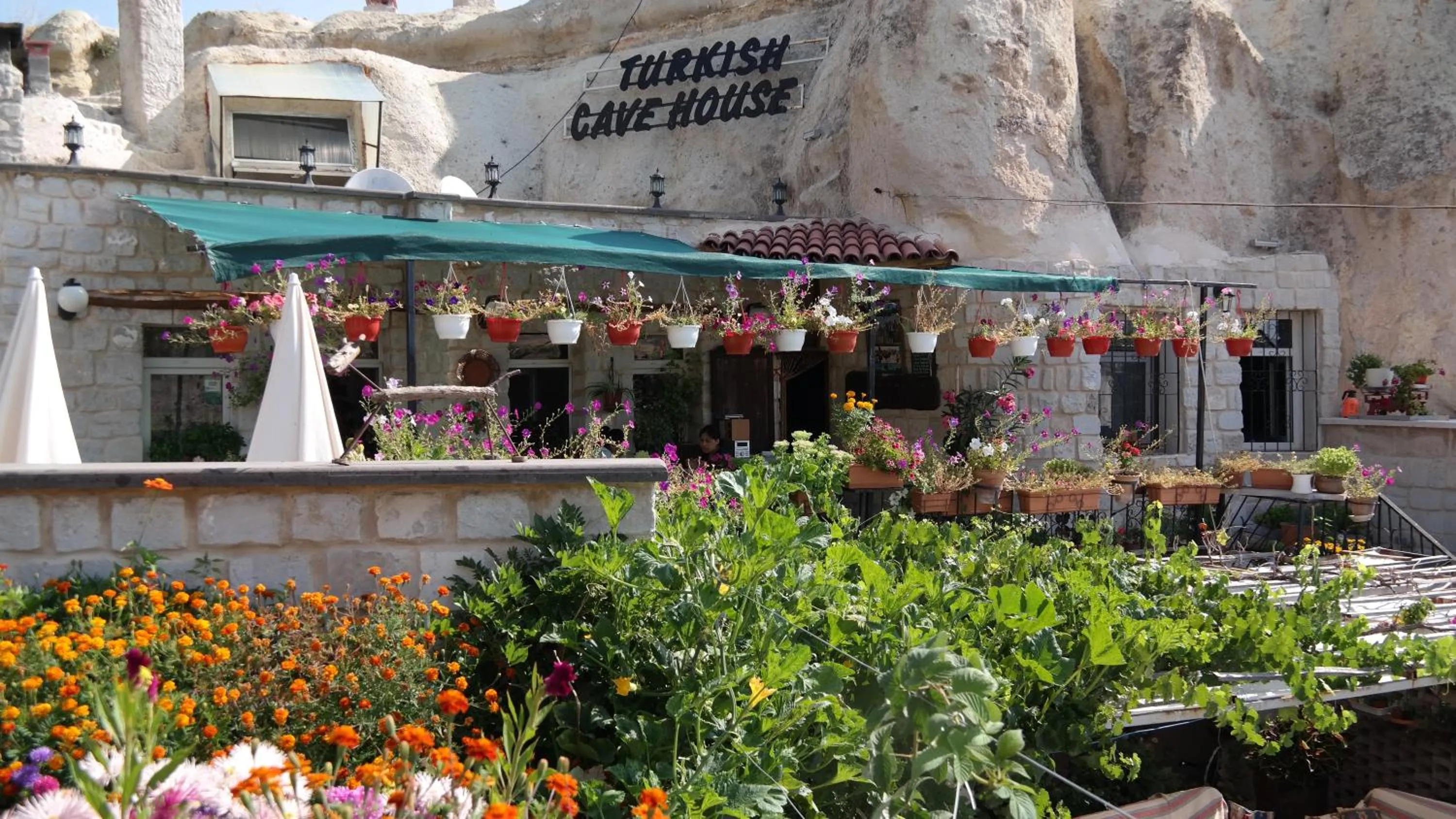 Facade/entrance in Turkish Cave House