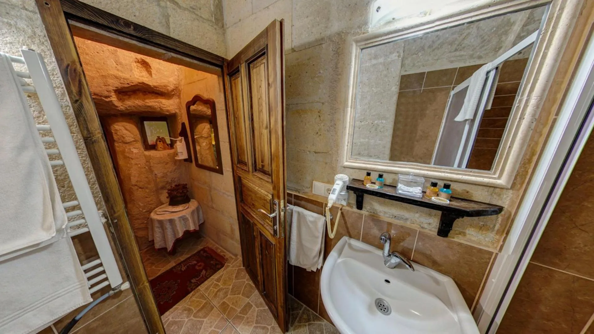 Bathroom in Turkish Cave House