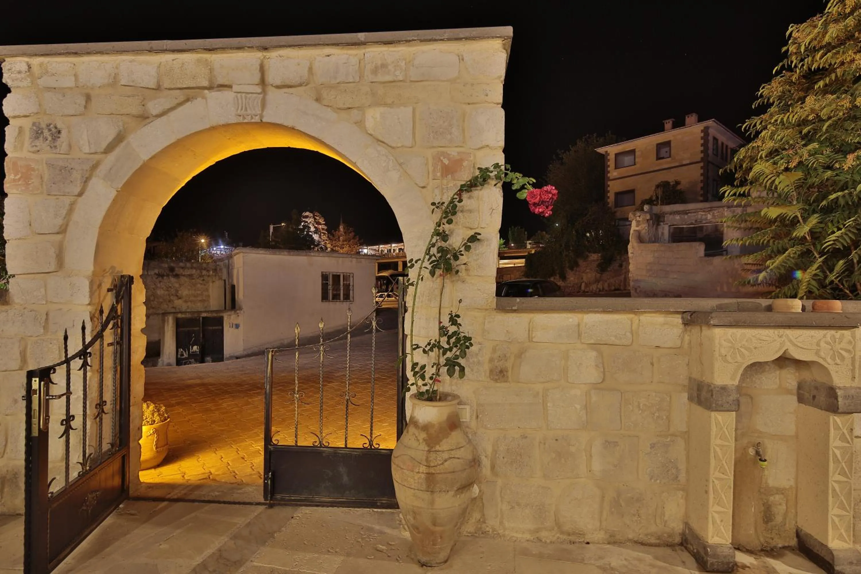 Property building in Turkish Cave House