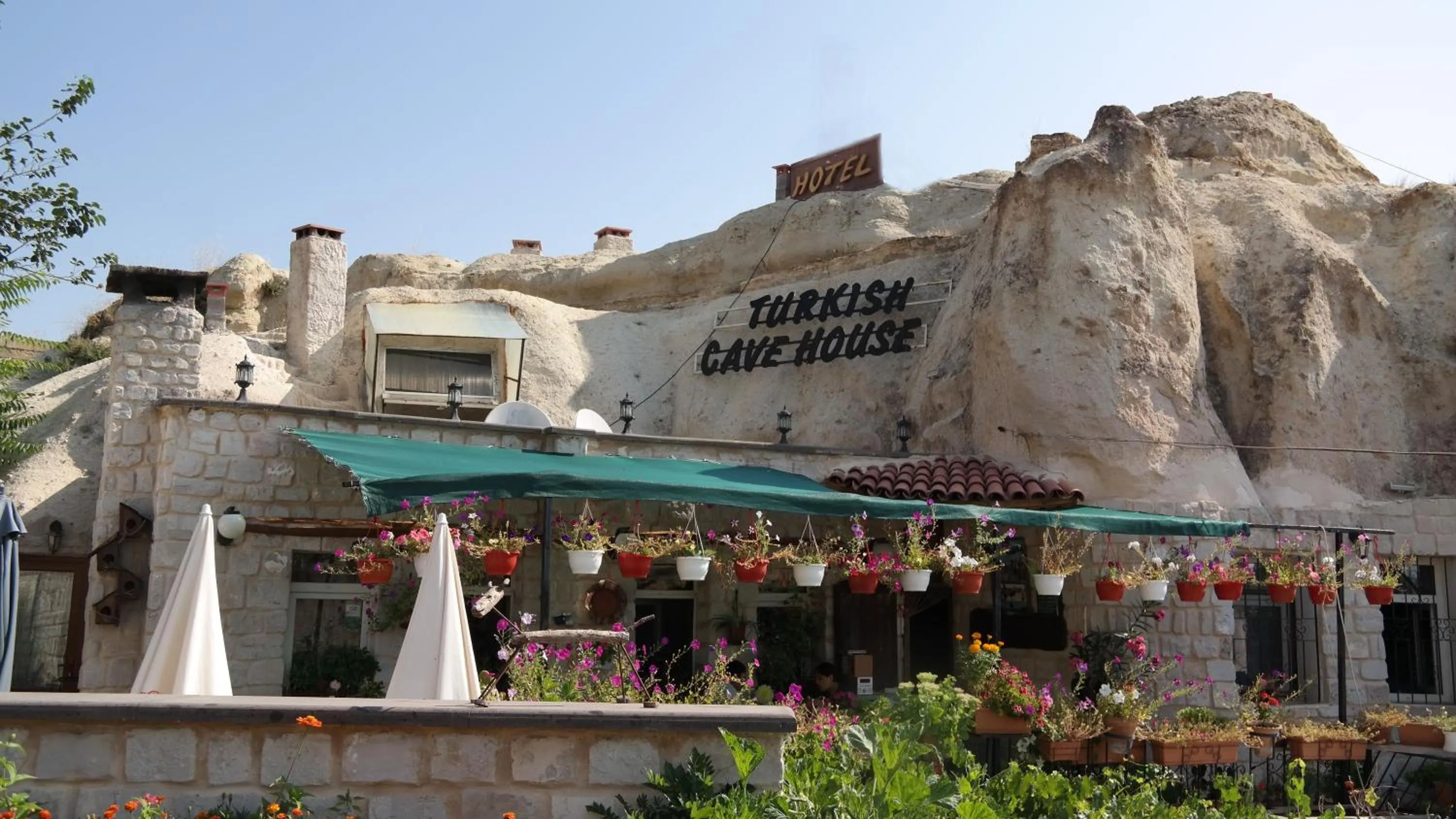 Facade/entrance in Turkish Cave House