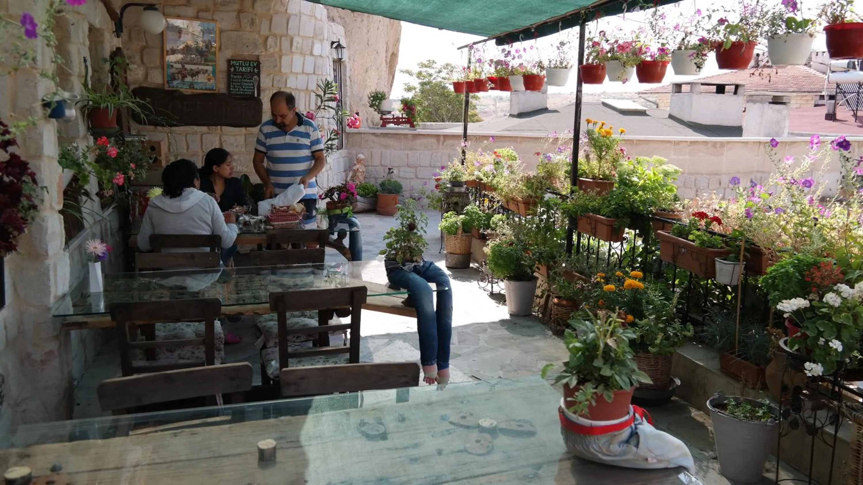 Patio in Turkish Cave House