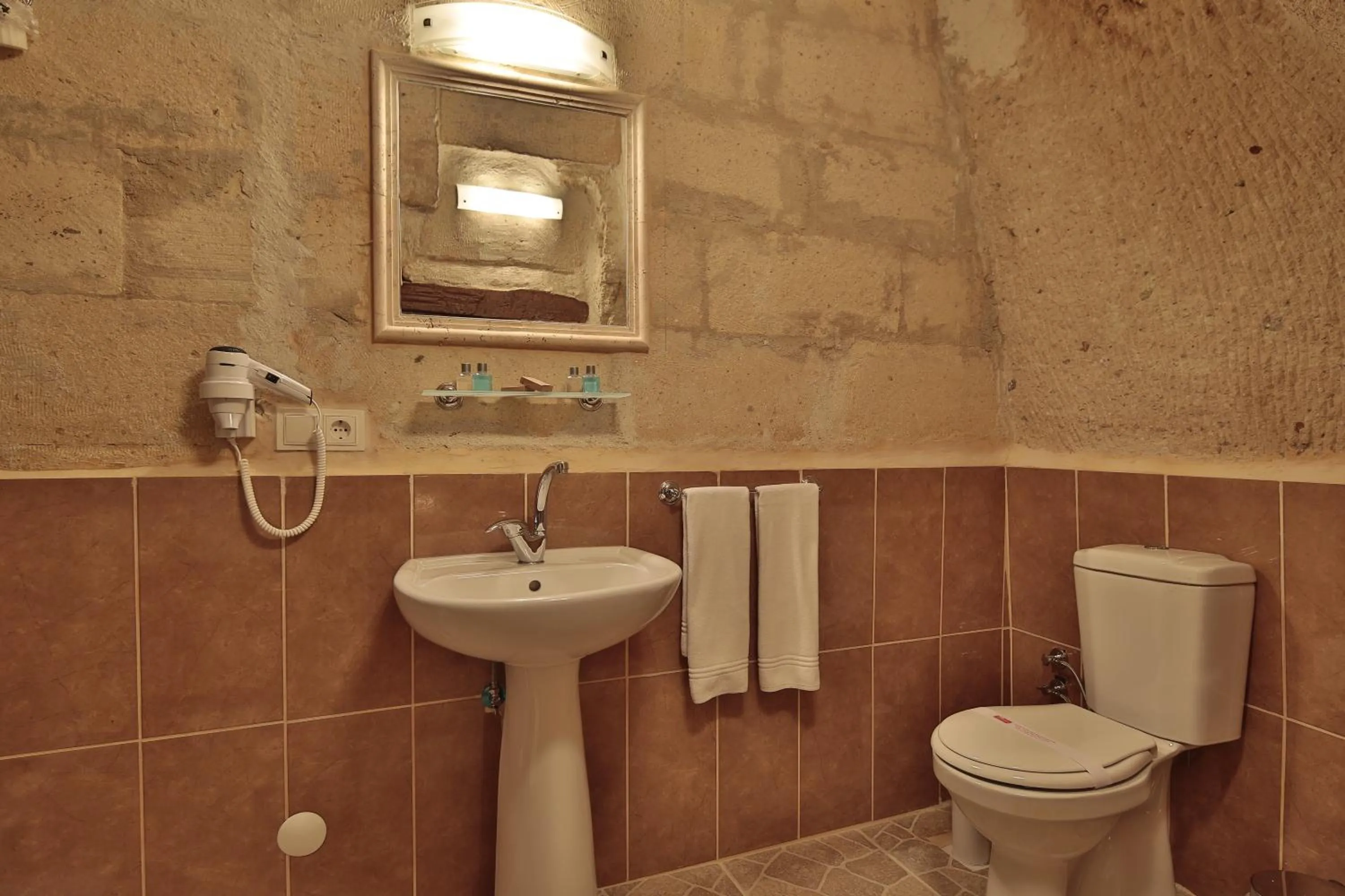 Bathroom in Turkish Cave House