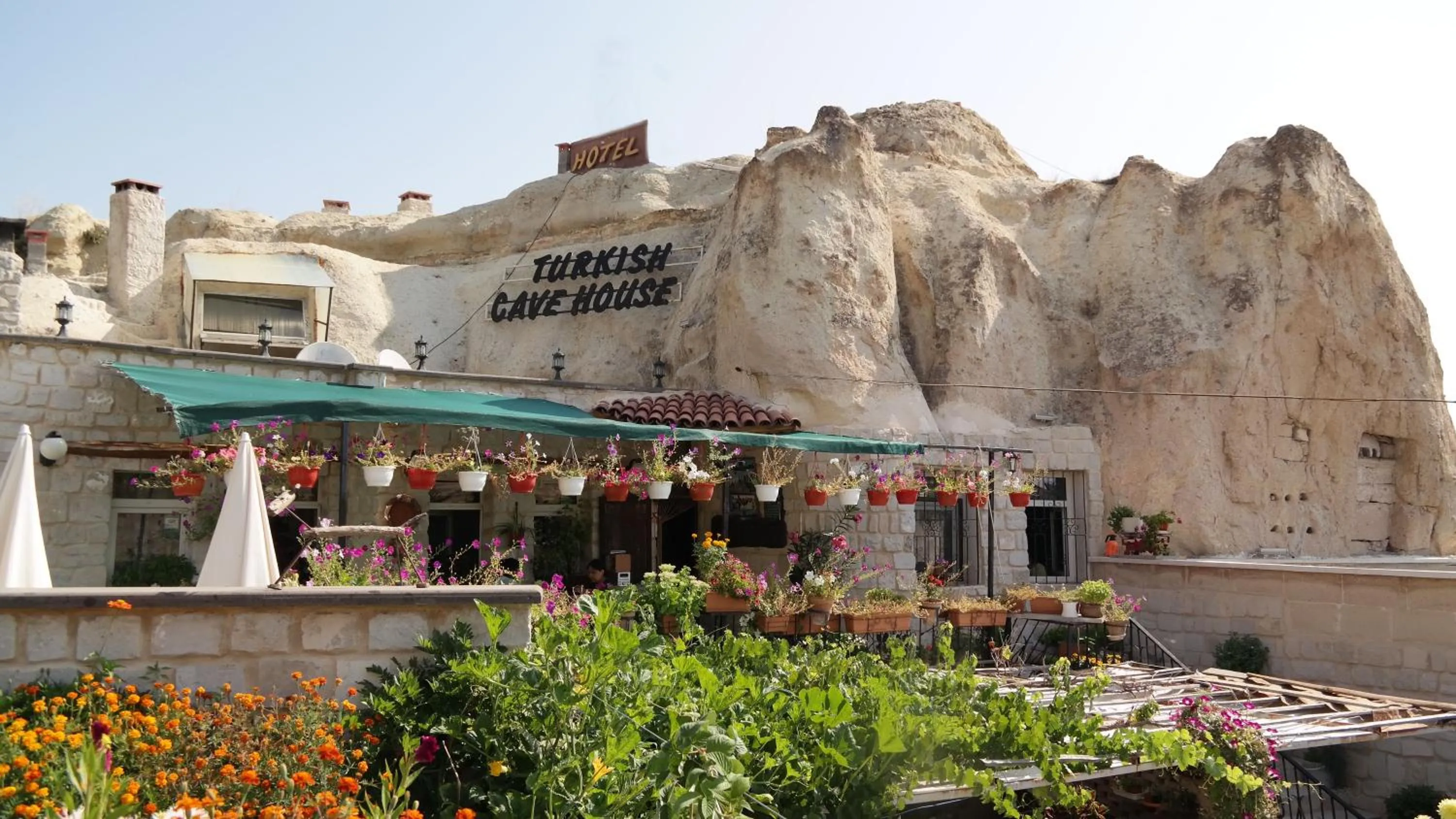 Facade/entrance in Turkish Cave House