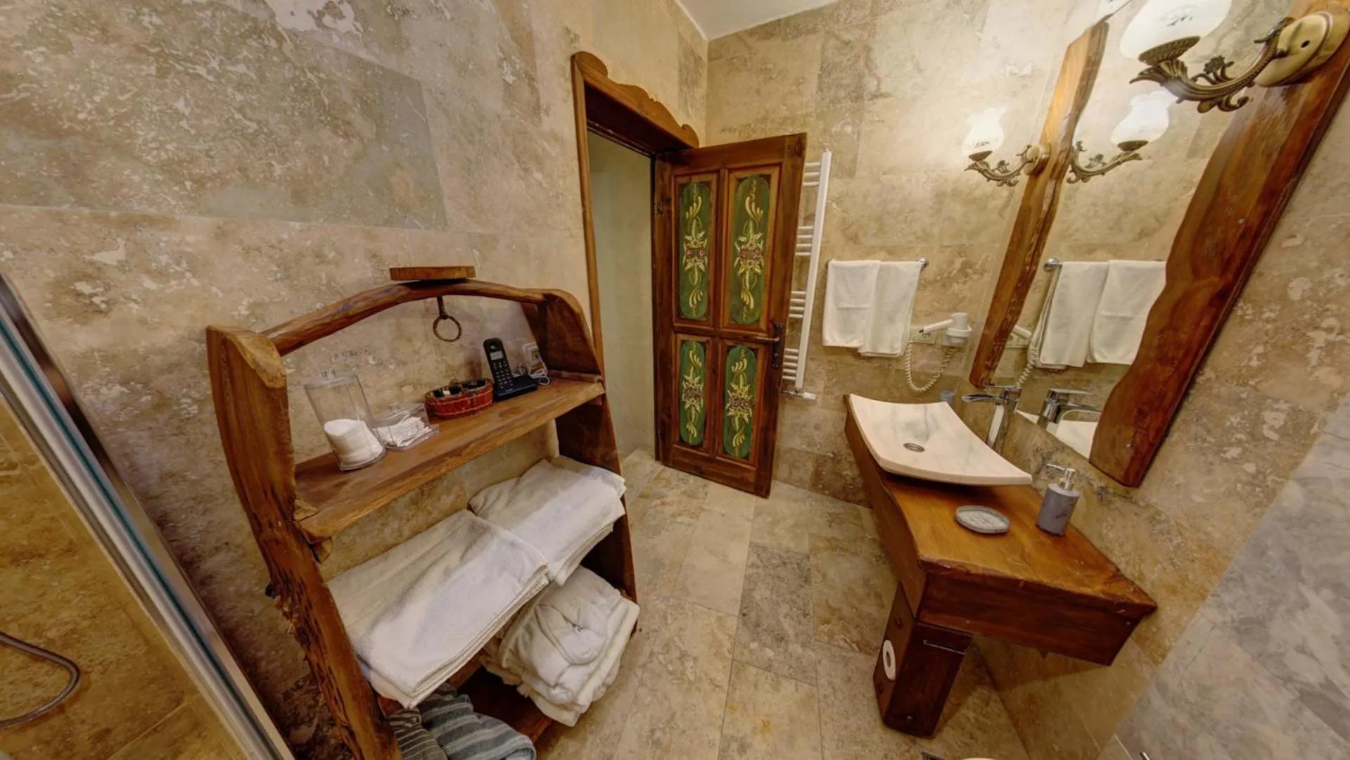 Bathroom in Turkish Cave House