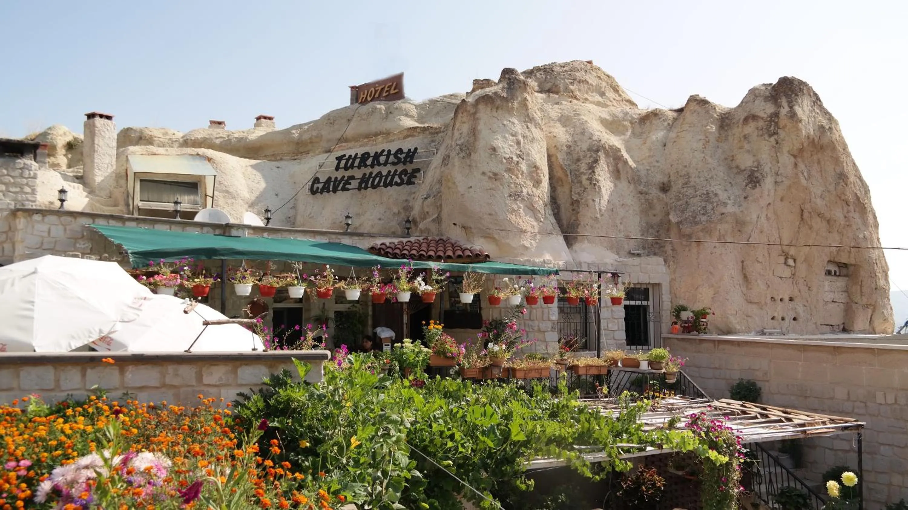 Facade/entrance in Turkish Cave House