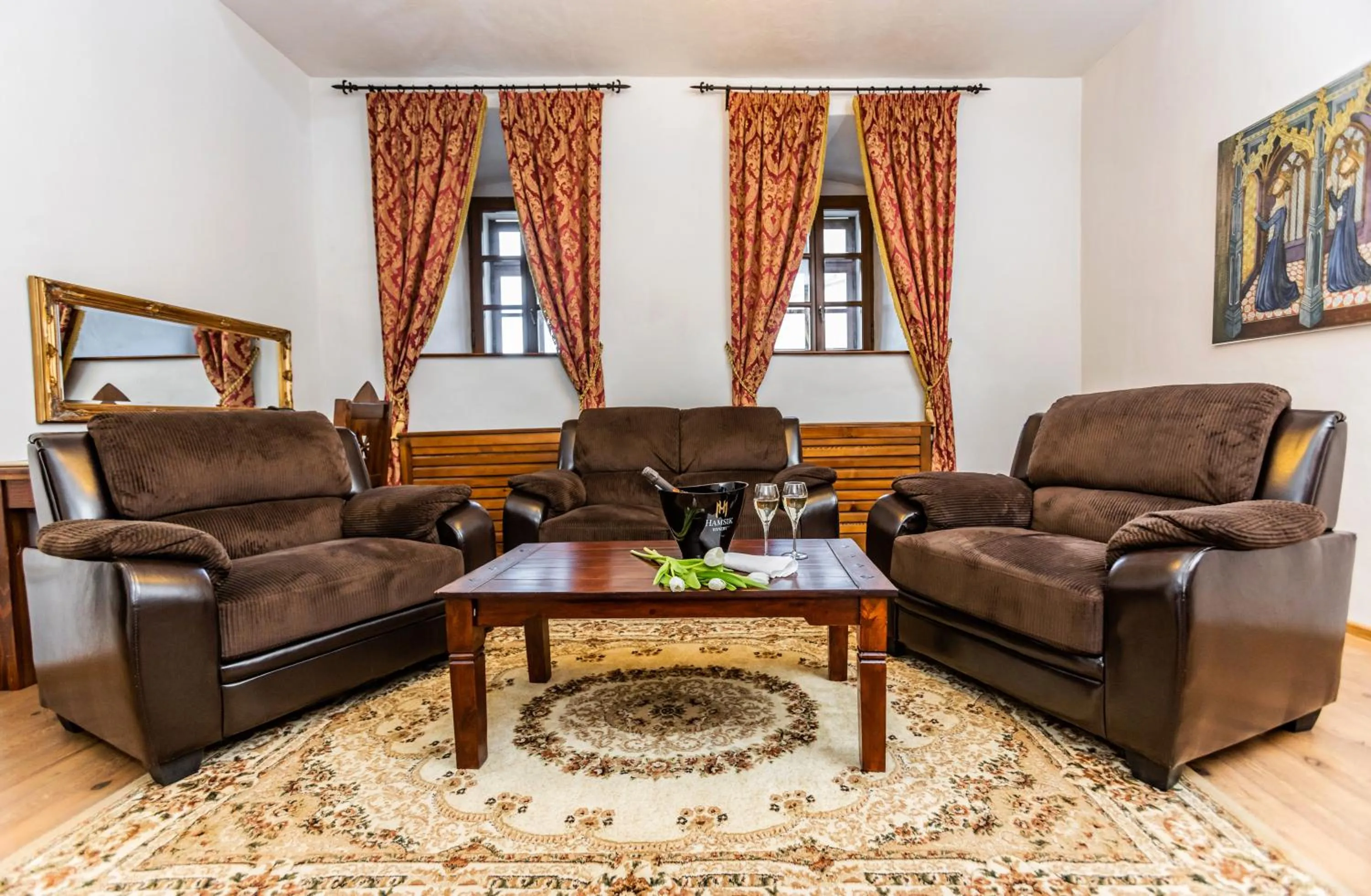 Living room in Hotel Grand Vígľaš