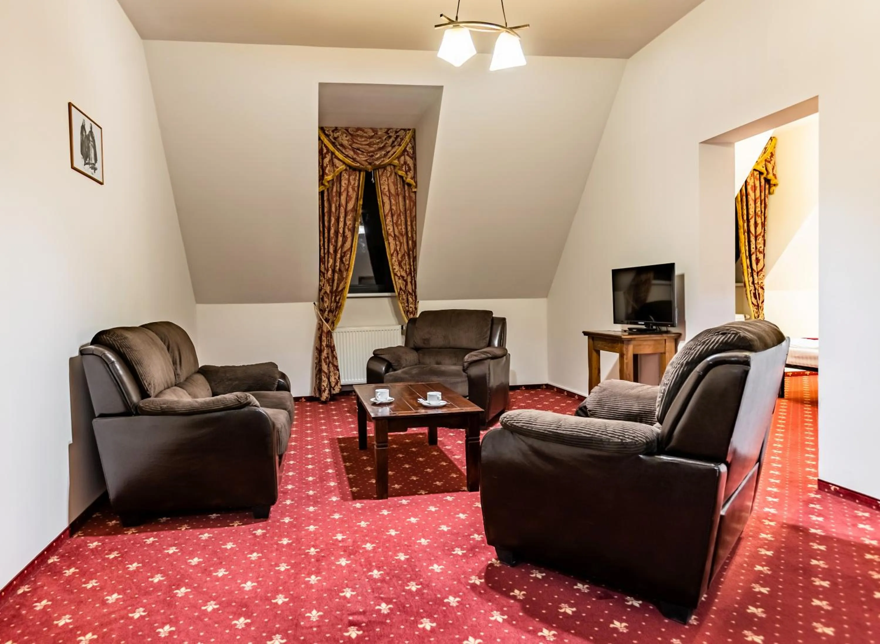Living room in Hotel Grand Vígľaš