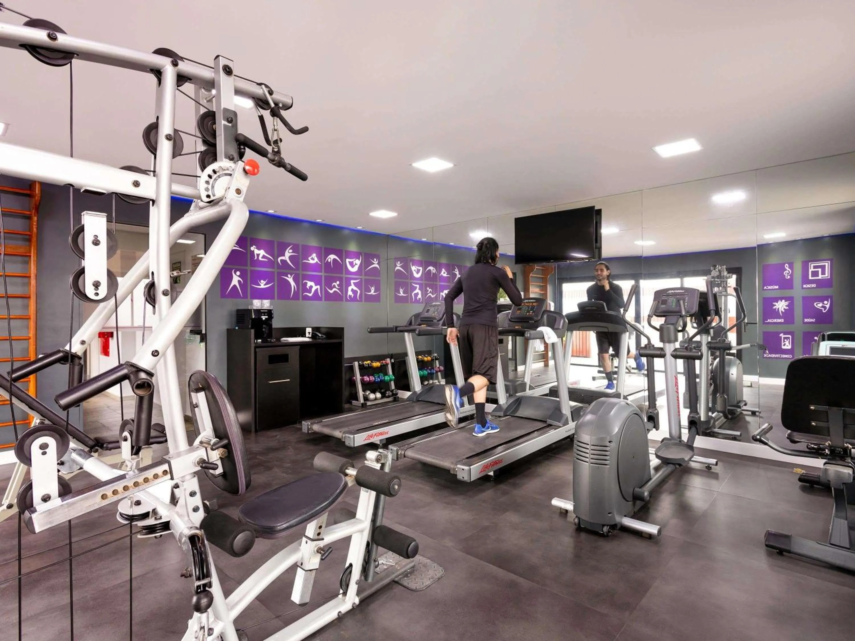 Fitness centre/facilities in Mercure Sao Paulo Pamplona